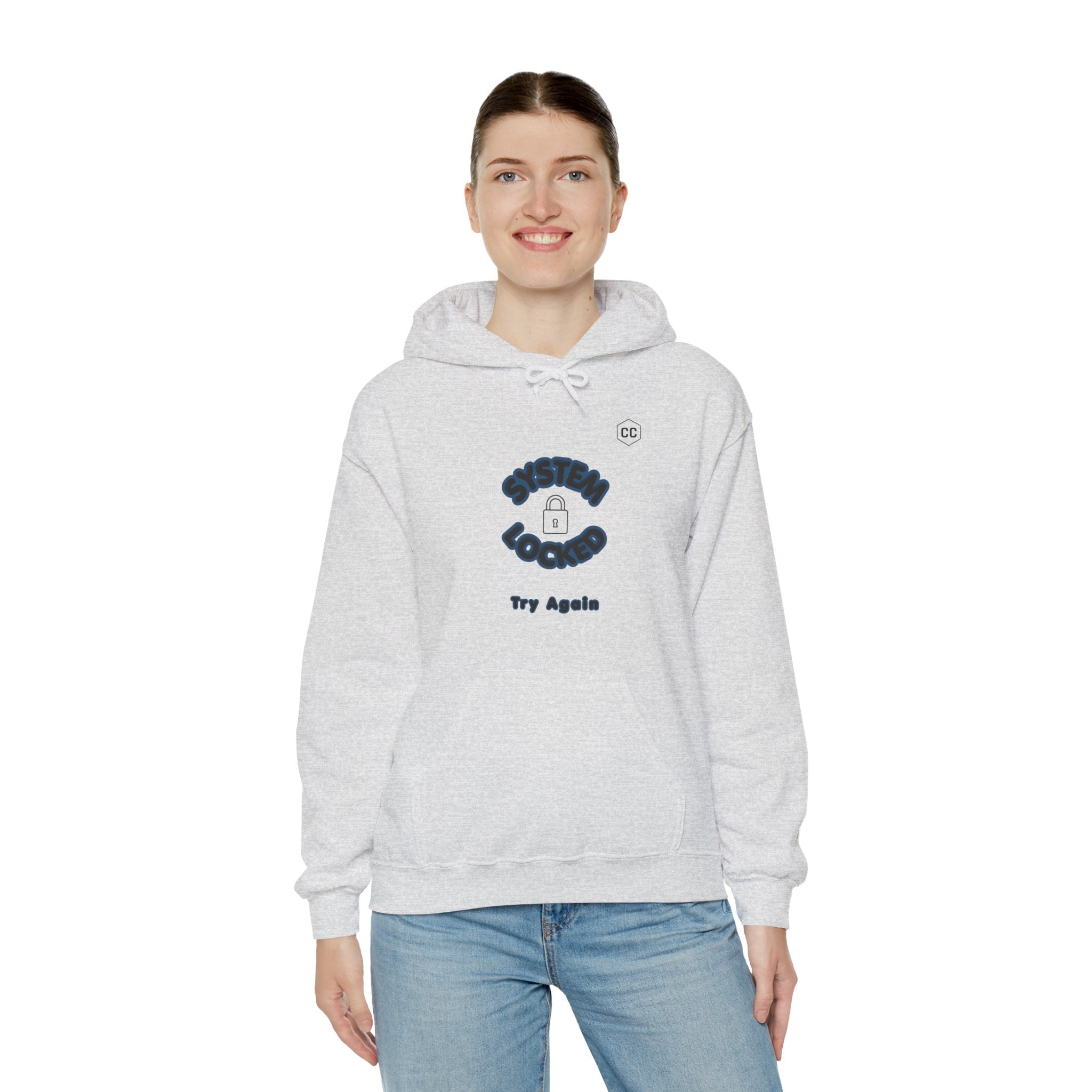 CipherCore System Locked Graphic Hoodie | Digital-Era Identity Wear