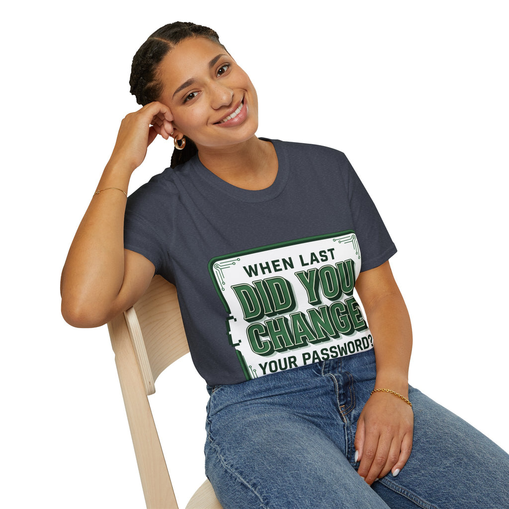 CipherCore Password Reminder Graphic Tee | Digital-Era Identity Wear