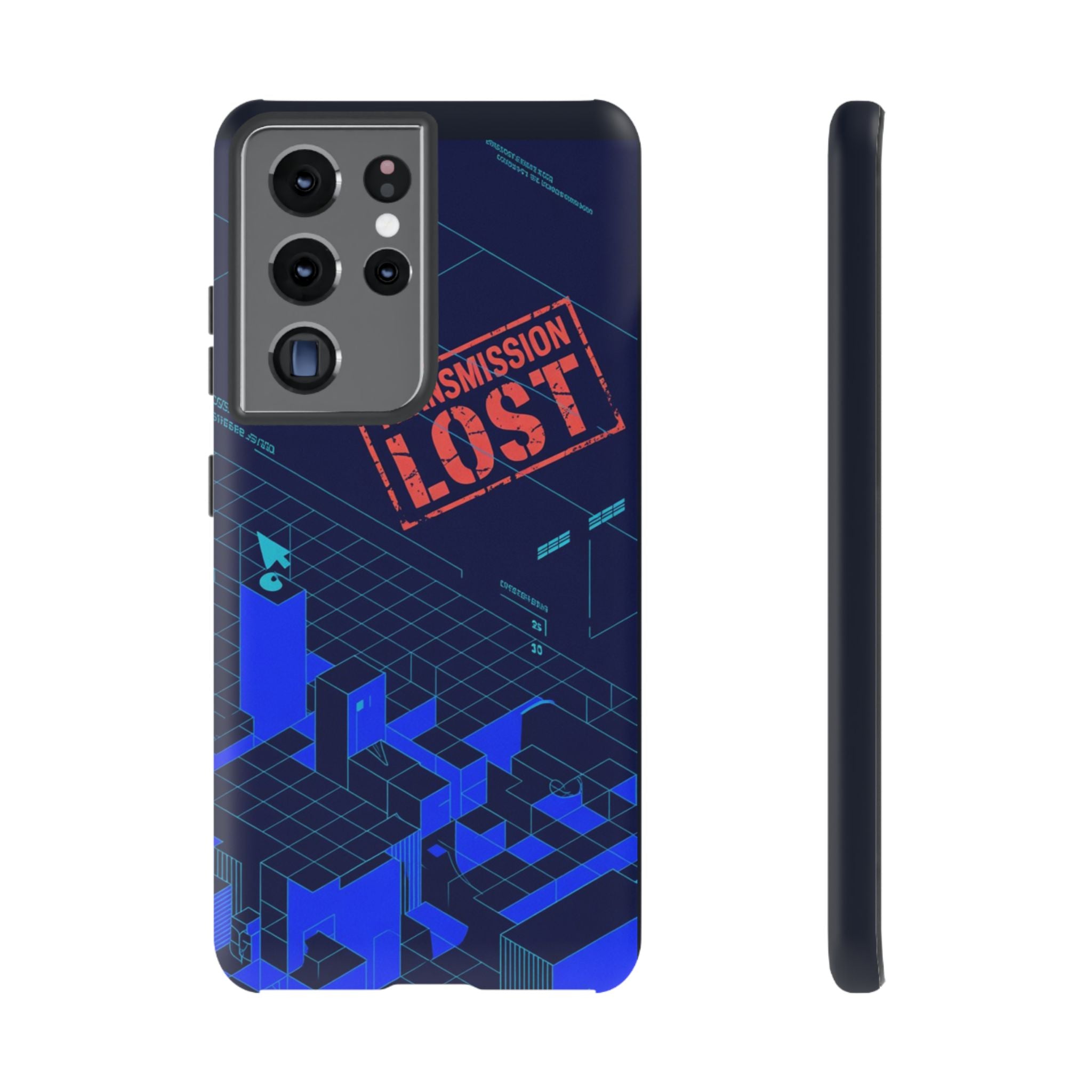 CipherCore Signal Void Flexi Phone Case | Digital-Era Identity Accessory