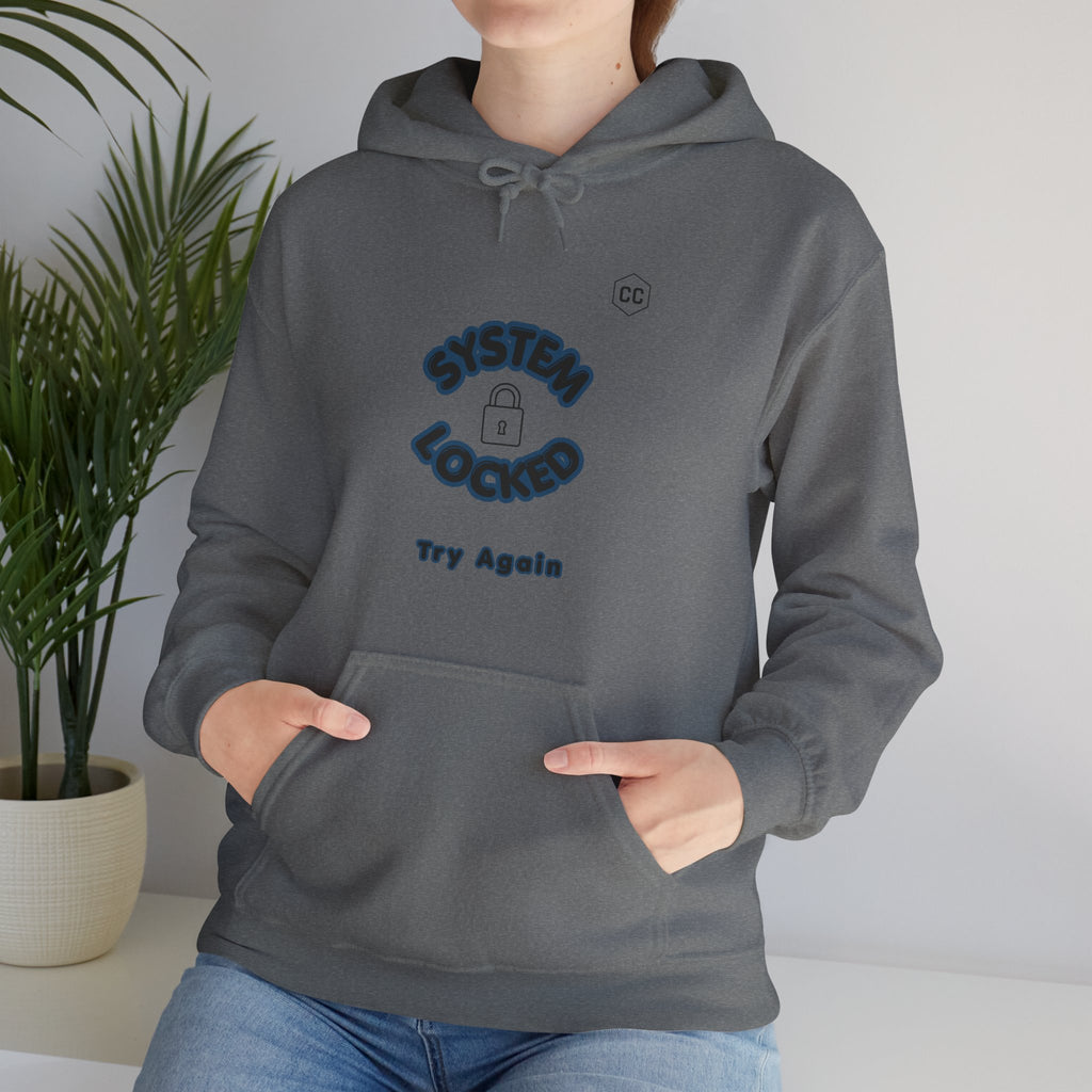 CipherCore System Locked Graphic Hoodie | Digital-Era Identity Wear