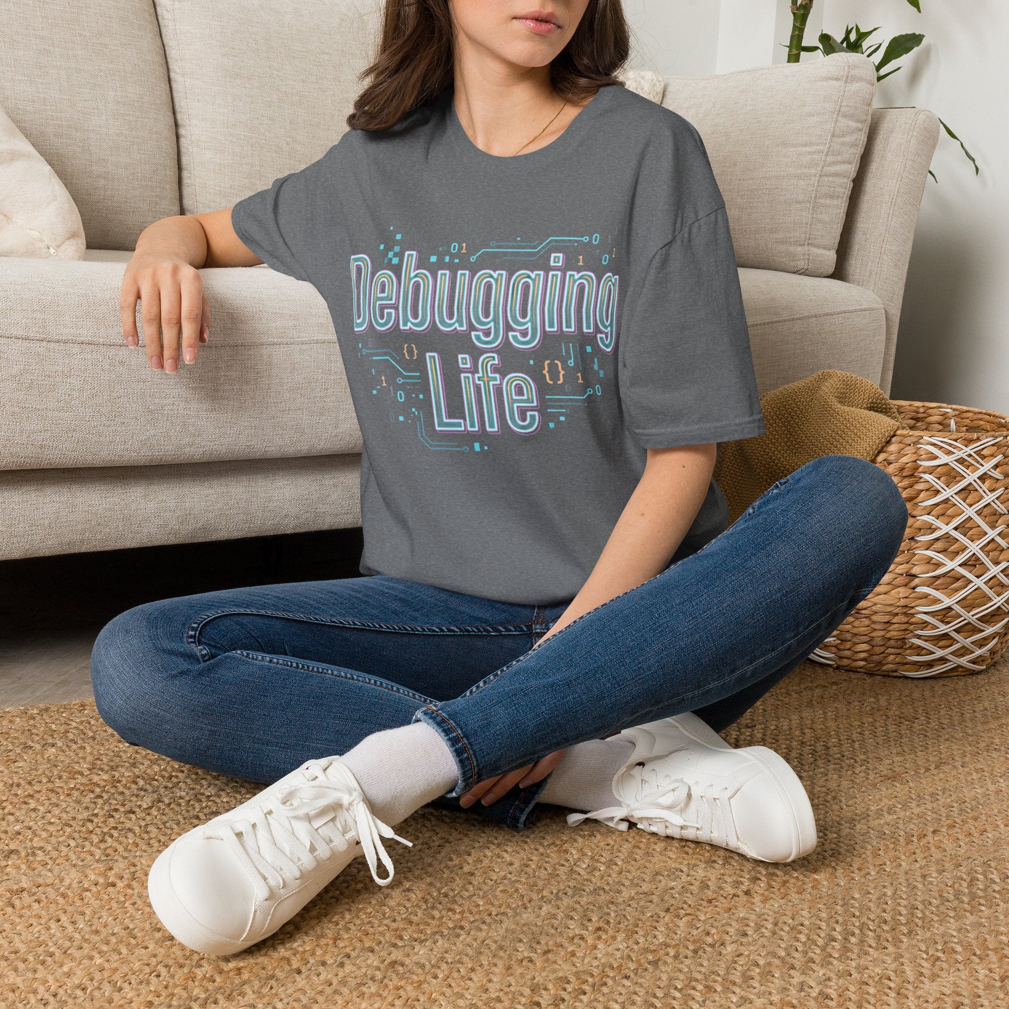 CipherCore Debugging Life Graphic Tee | Digital-Era Identity Wear