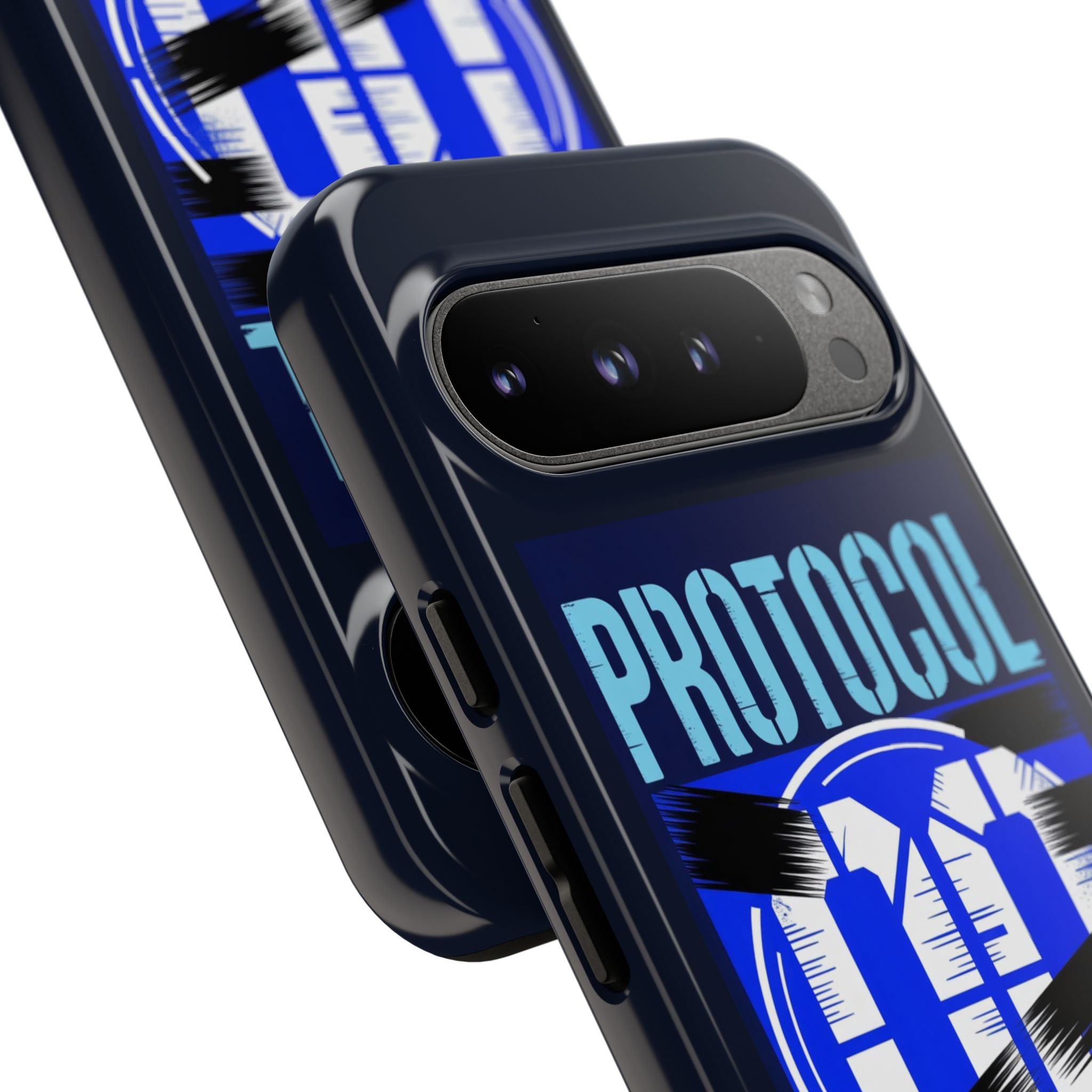 CipherCore Redacted Dual-Layer Phone Case | Digital-Era Identity Accessory