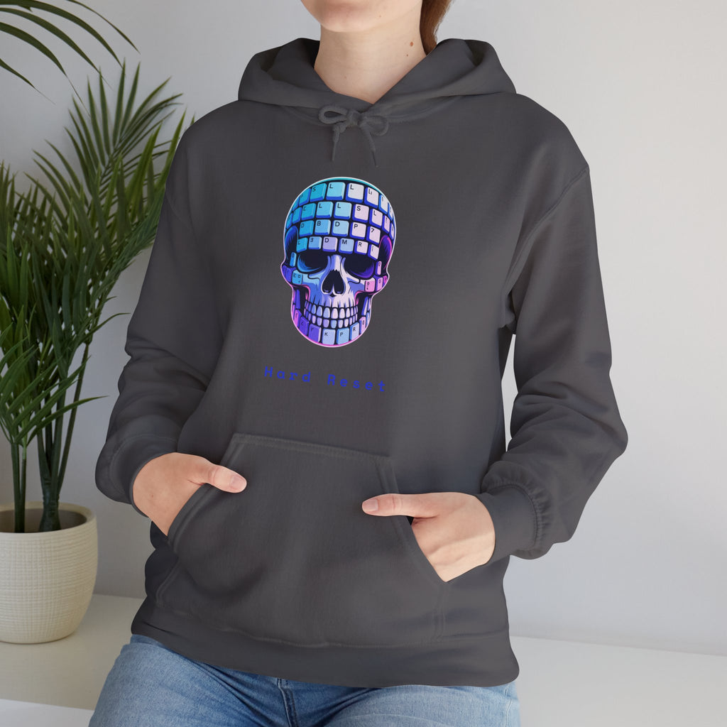 CipherCore Skull Keyboard Graphic Hoodie | Digital-Era Identity Wear