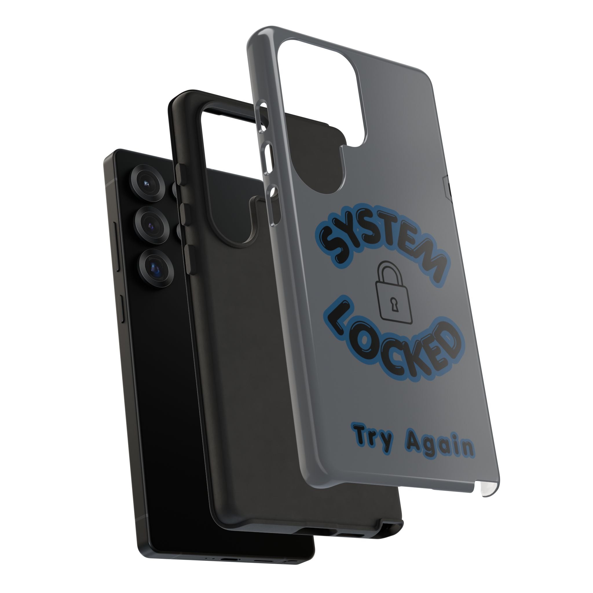 CipherCore System Locked Dual-Layer Phone Case | Digital-Era Identity Accessory