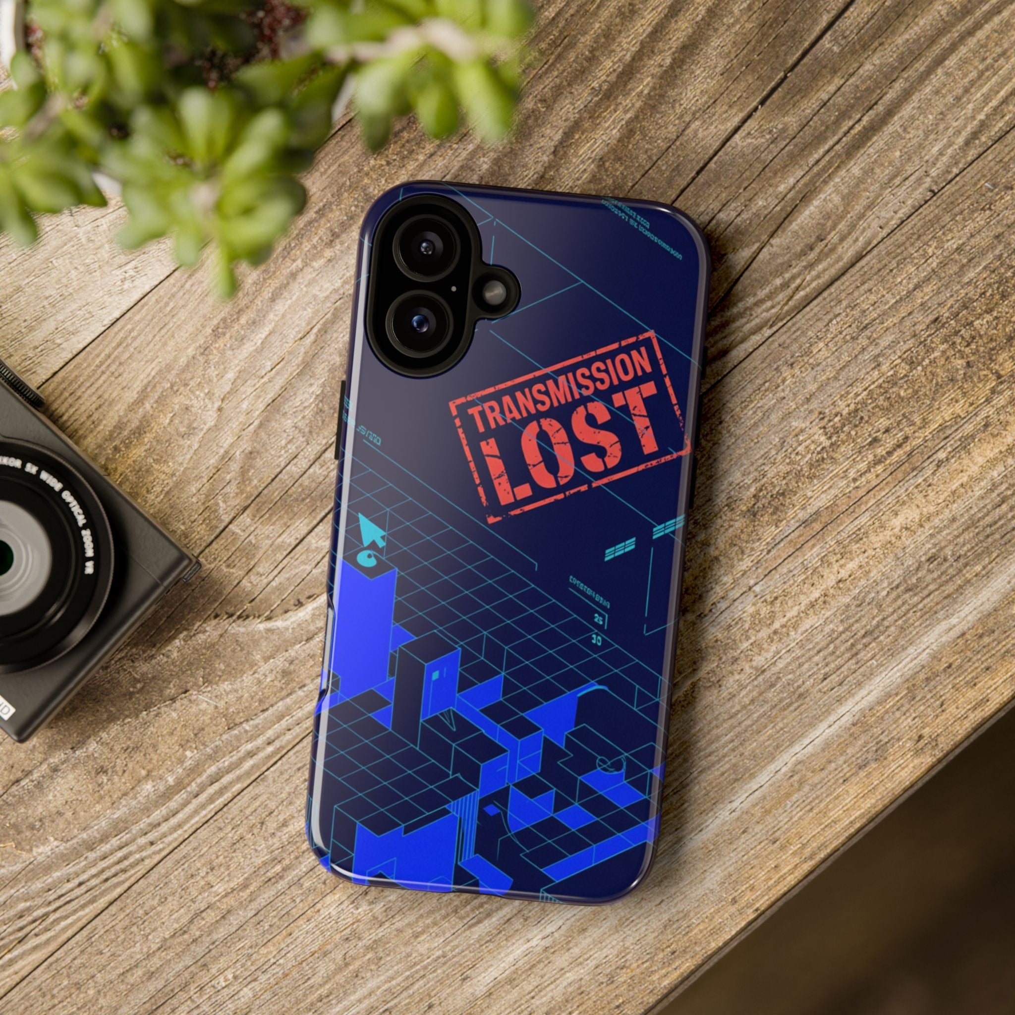 CipherCore Signal Void Flexi Phone Case | Digital-Era Identity Accessory
