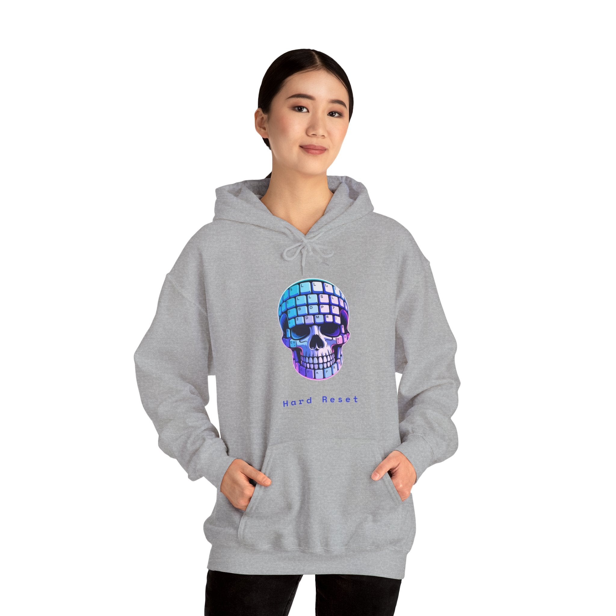 CipherCore Skull Keyboard Graphic Hoodie | Digital-Era Identity Wear