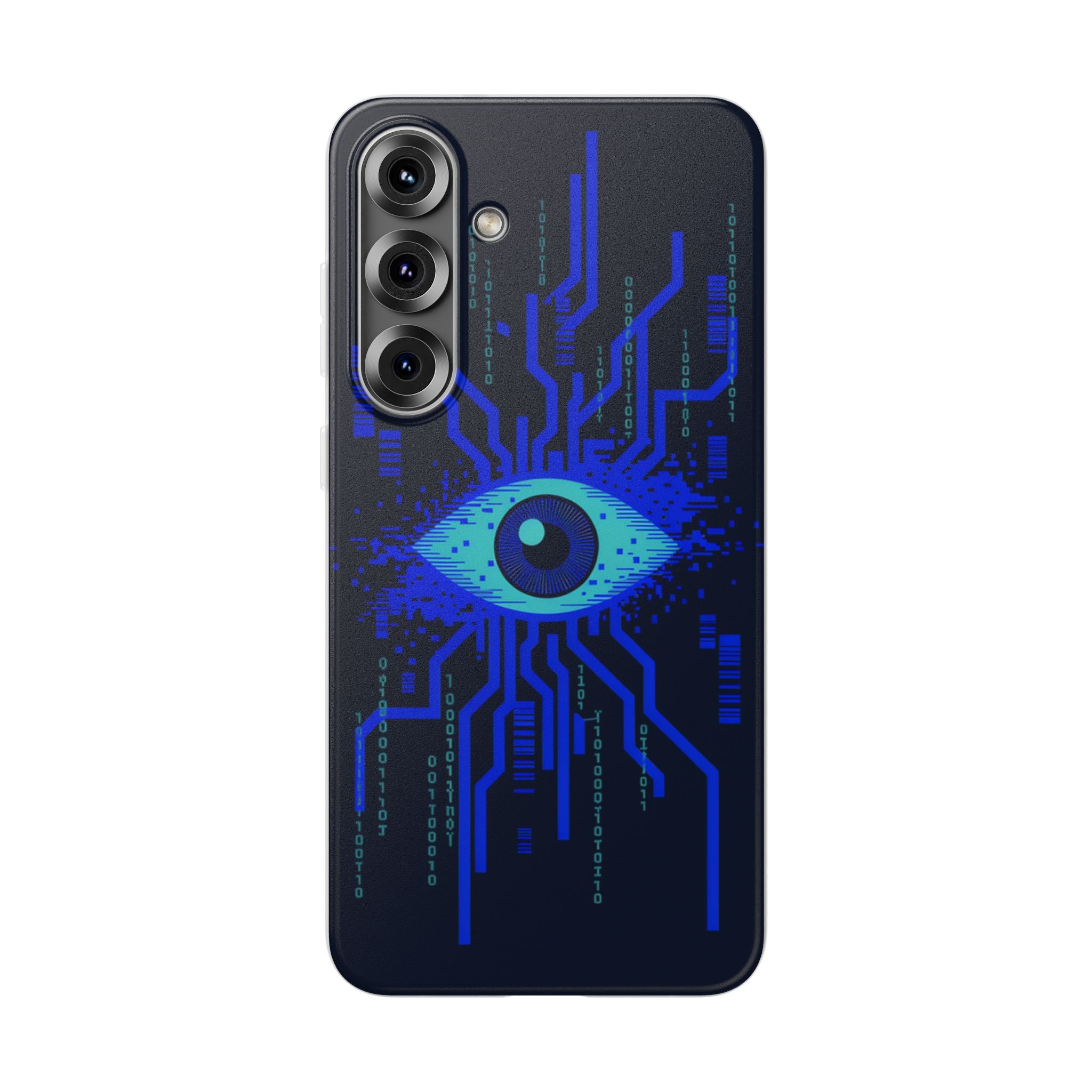 CipherCore Retinal Scan Flexi Phone Case | Digital-Era Identity Accessory