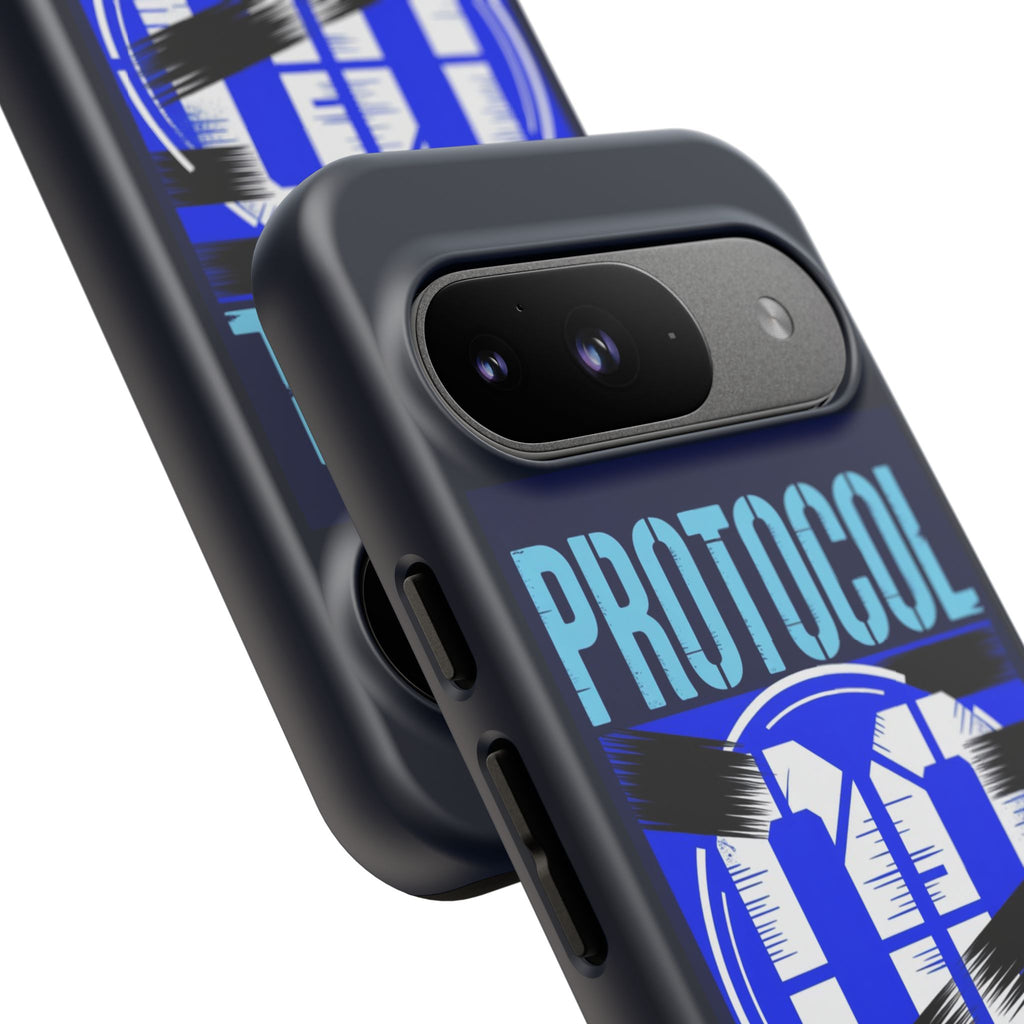 CipherCore Redacted Dual-Layer Phone Case | Digital-Era Identity Accessory