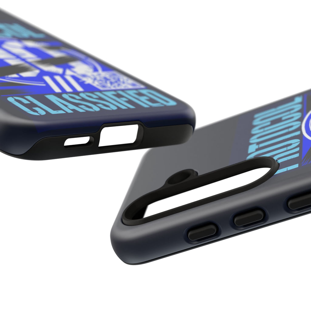 CipherCore Redacted Dual-Layer Phone Case | Digital-Era Identity Accessory