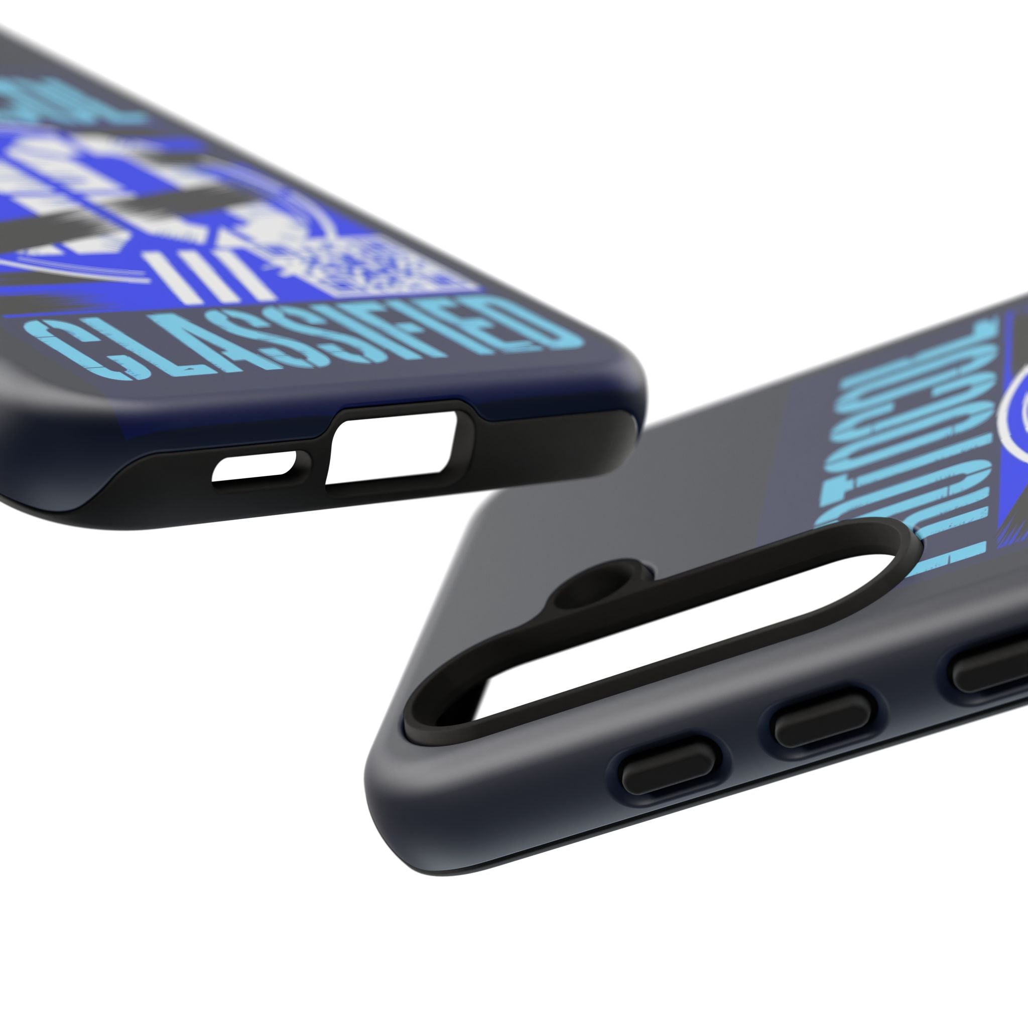 CipherCore Redacted Dual-Layer Phone Case | Digital-Era Identity Accessory