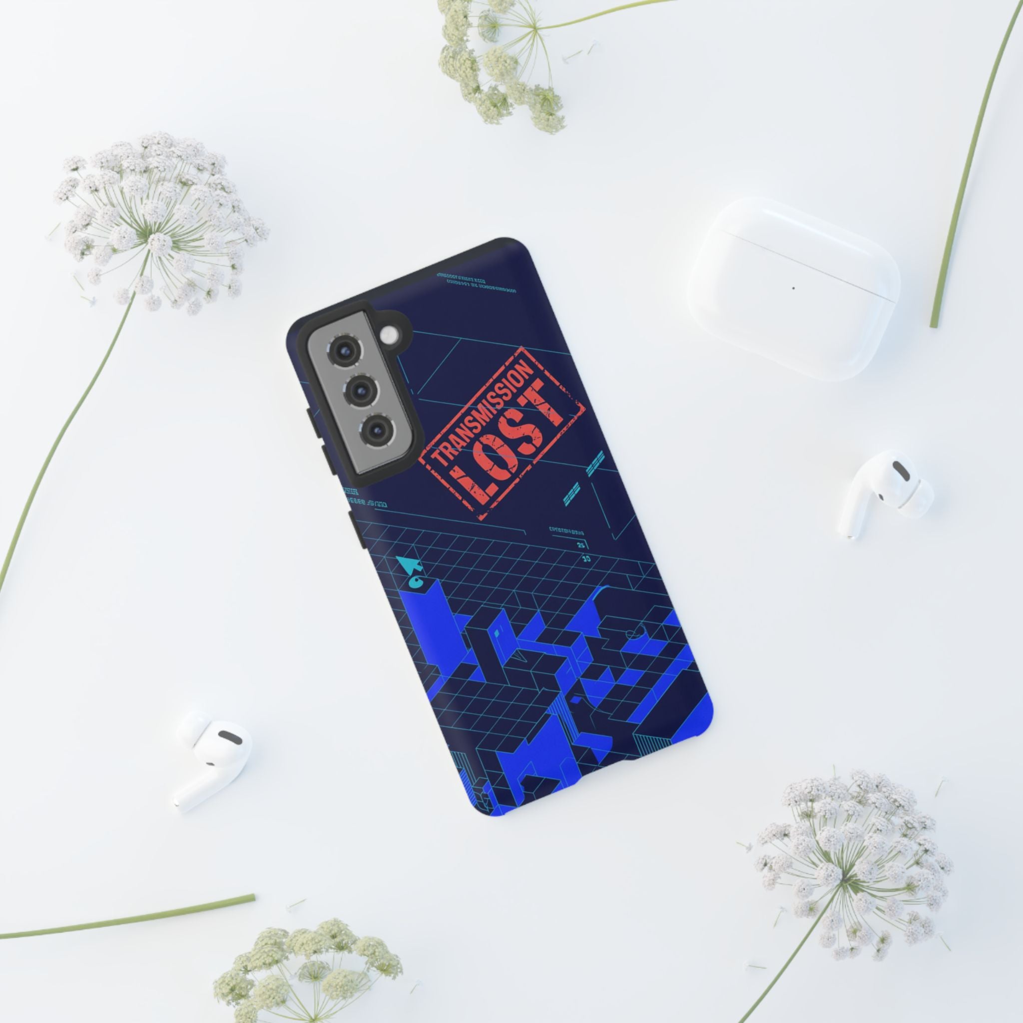 CipherCore Signal Void Flexi Phone Case | Digital-Era Identity Accessory