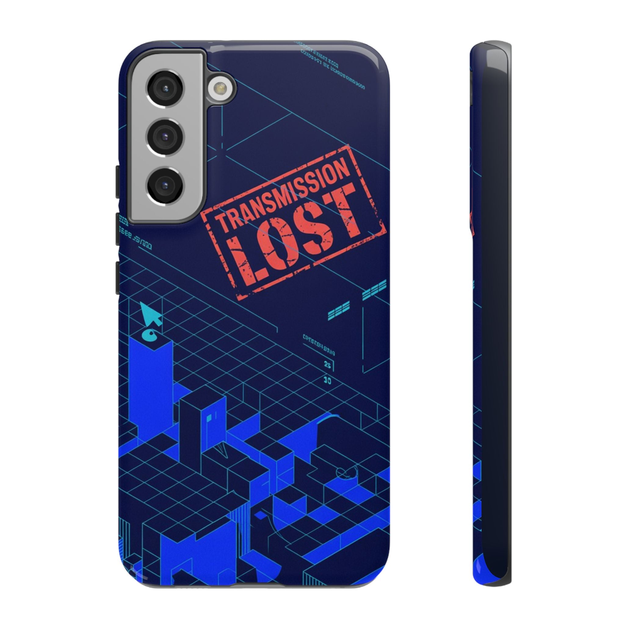 CipherCore Signal Void Flexi Phone Case | Digital-Era Identity Accessory