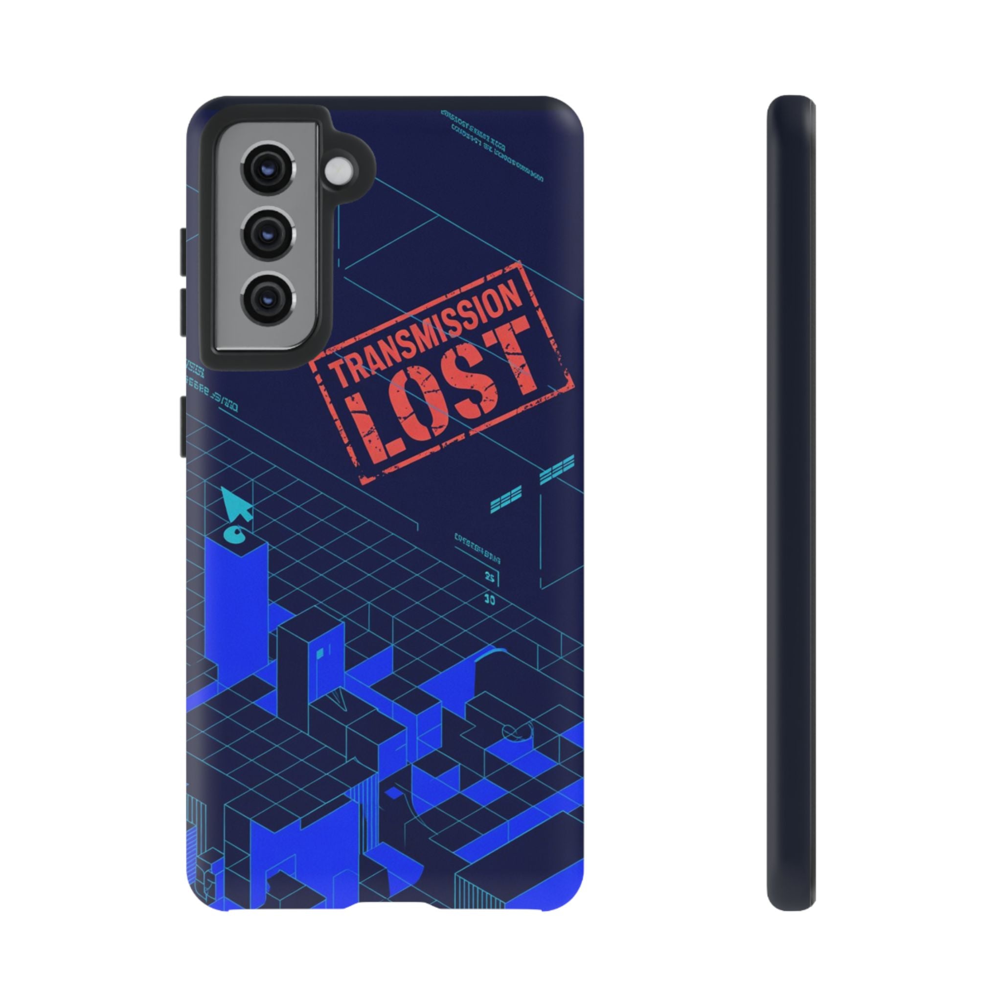 CipherCore Signal Void Flexi Phone Case | Digital-Era Identity Accessory