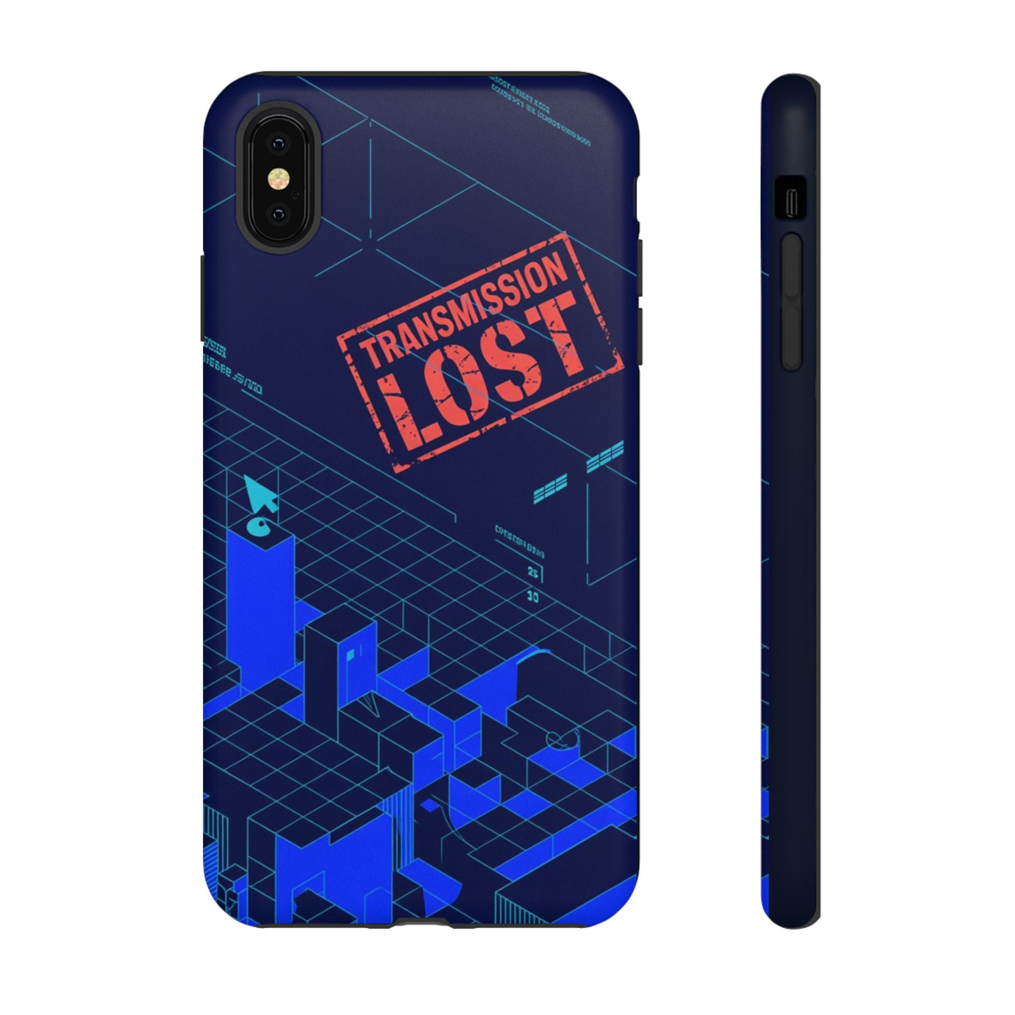 CipherCore Signal Void Flexi Phone Case | Digital-Era Identity Accessory