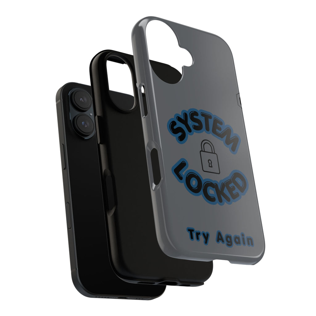 CipherCore System Locked Dual-Layer Phone Case | Digital-Era Identity Accessory