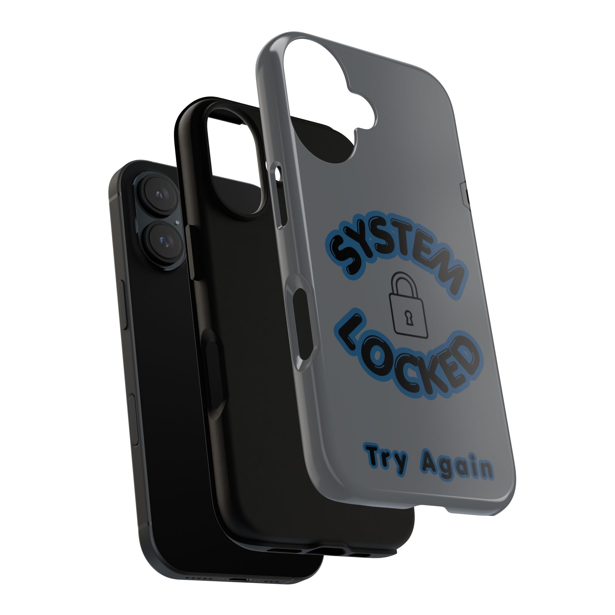 CipherCore System Locked Dual-Layer Phone Case | Digital-Era Identity Accessory