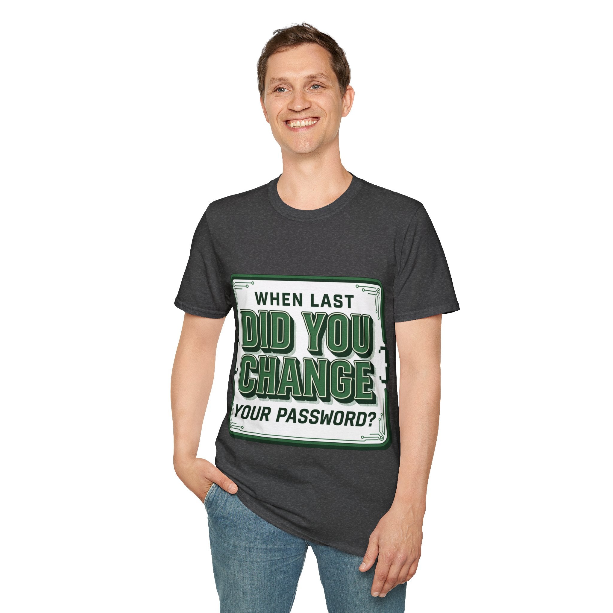 CipherCore Password Reminder Graphic Tee | Digital-Era Identity Wear
