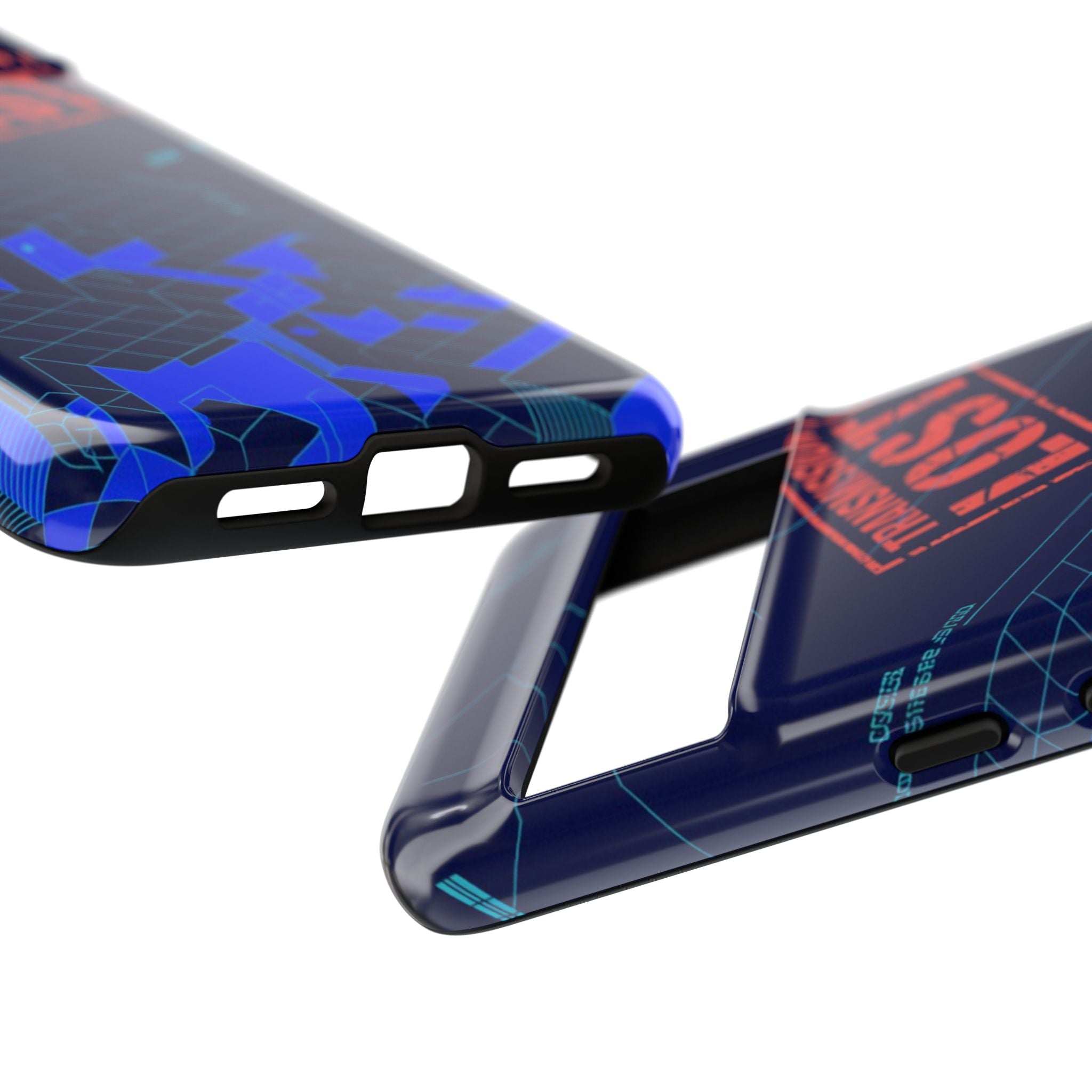 CipherCore Signal Void Flexi Phone Case | Digital-Era Identity Accessory