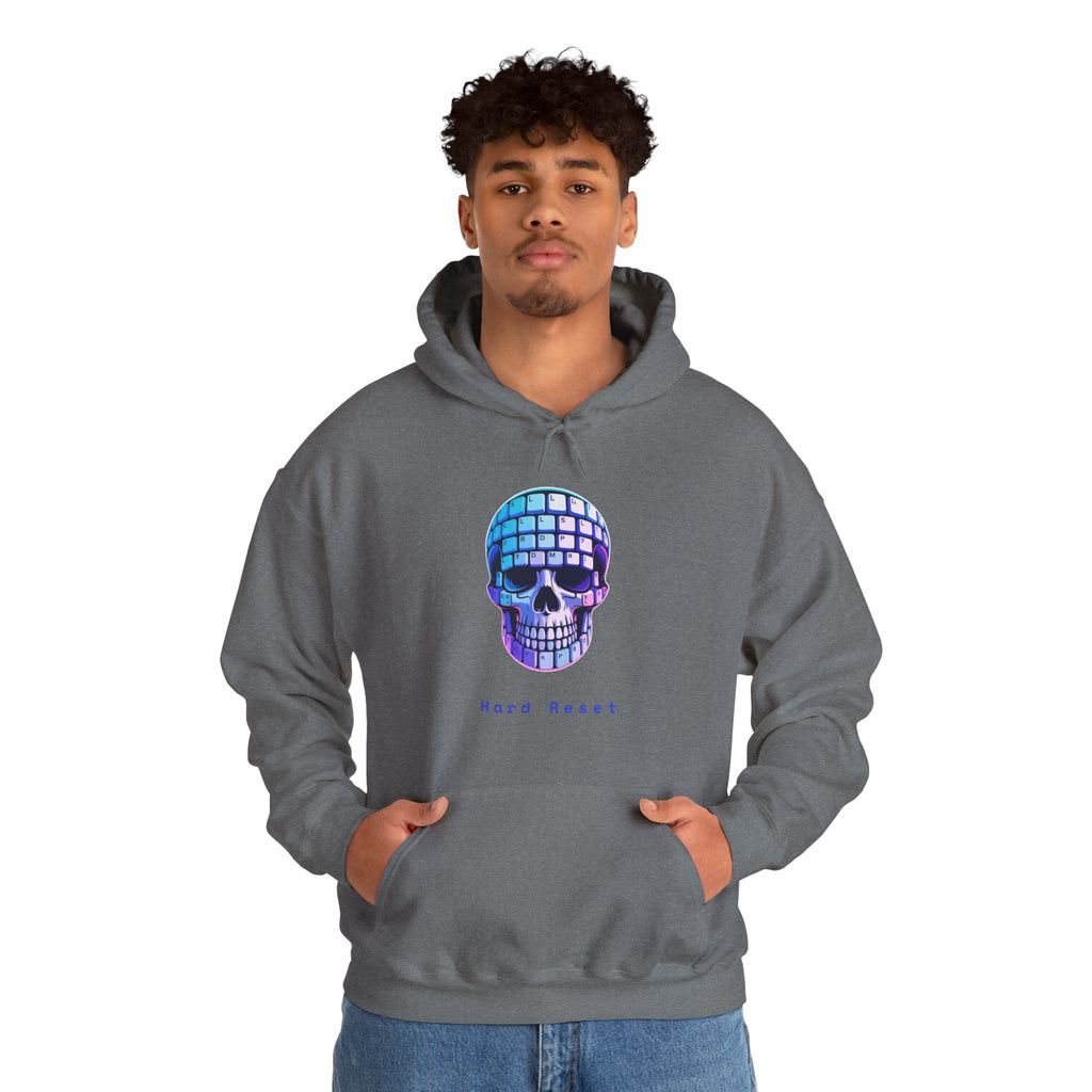 CipherCore Skull Keyboard Graphic Hoodie | Digital-Era Identity Wear