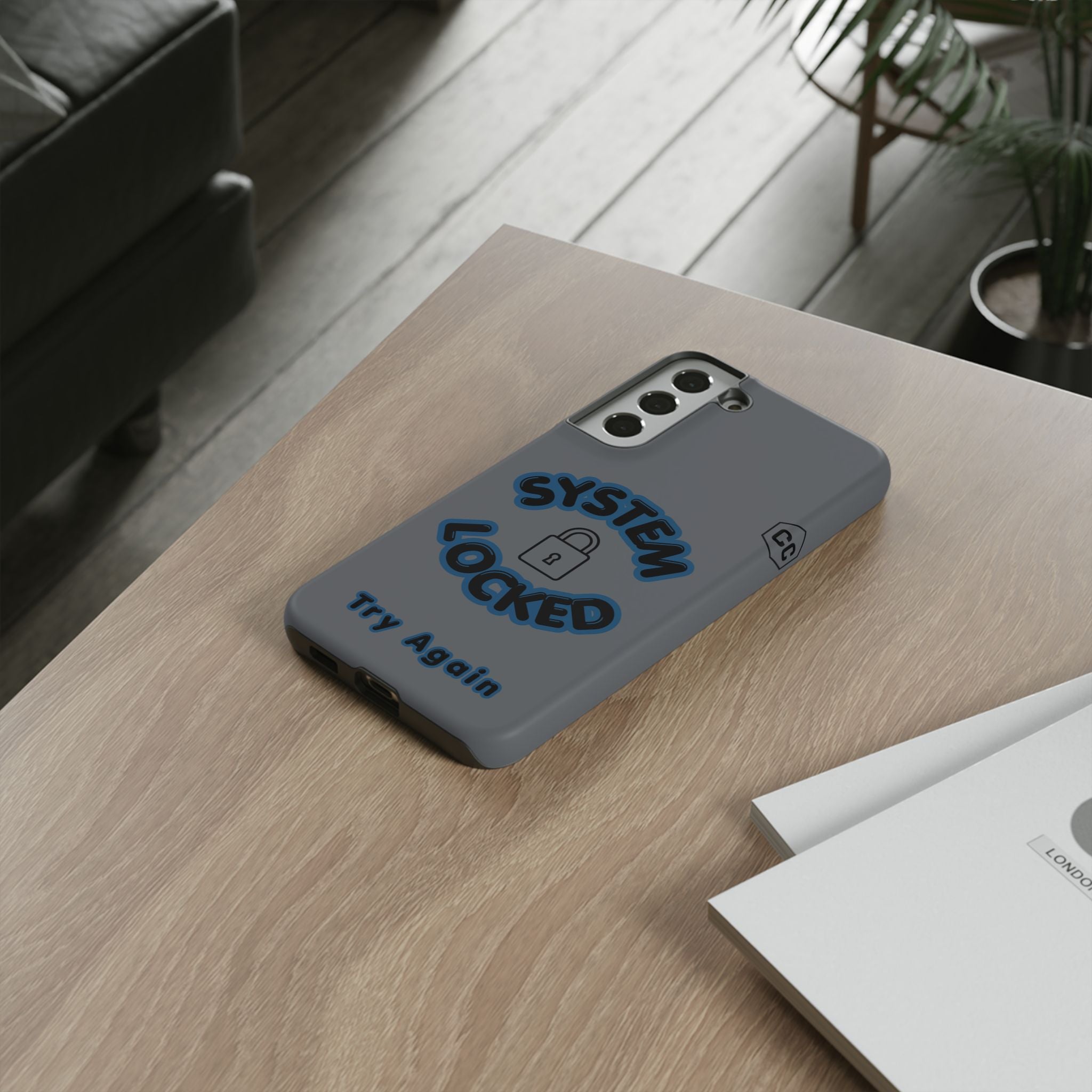 CipherCore System Locked Dual-Layer Phone Case | Digital-Era Identity Accessory