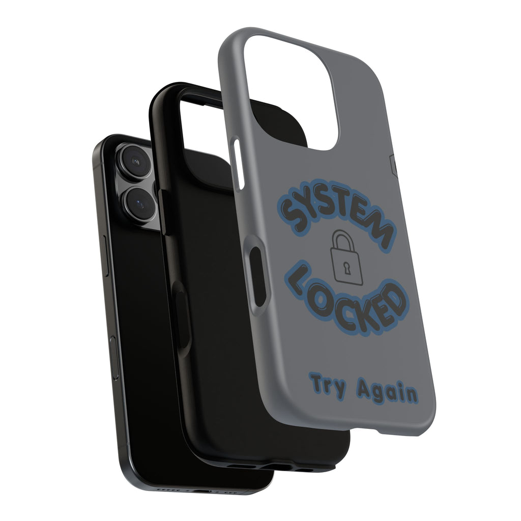 CipherCore System Locked Dual-Layer Phone Case | Digital-Era Identity Accessory