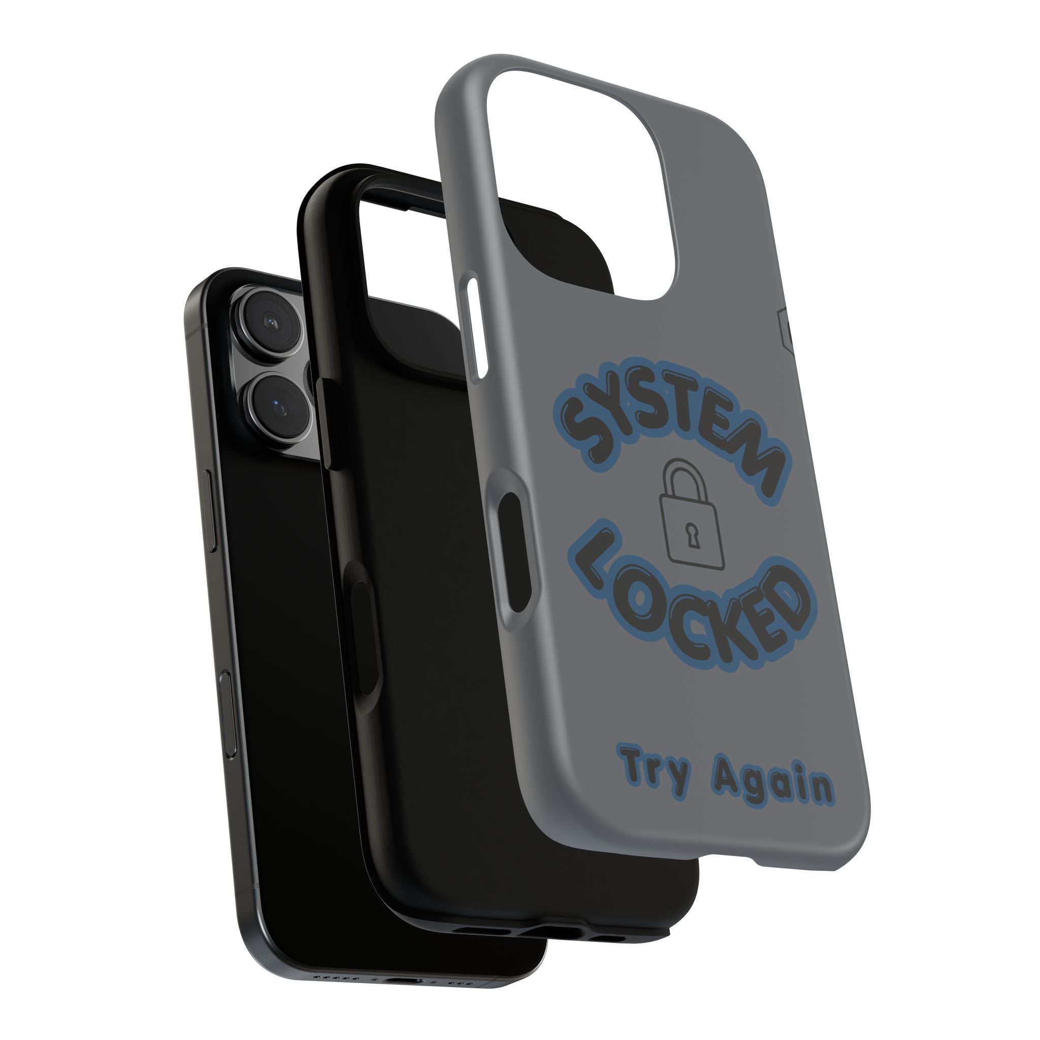 CipherCore System Locked Dual-Layer Phone Case | Digital-Era Identity Accessory
