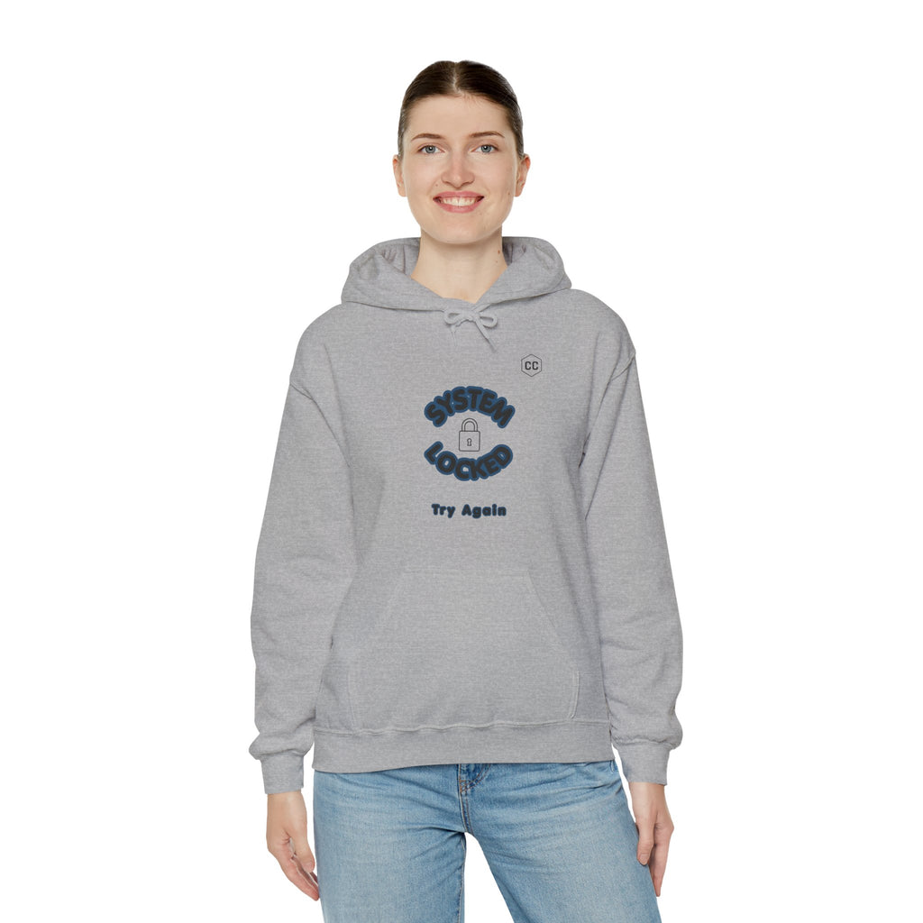 CipherCore System Locked Graphic Hoodie | Digital-Era Identity Wear