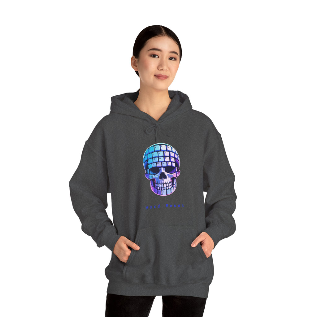 CipherCore Skull Keyboard Graphic Hoodie | Digital-Era Identity Wear