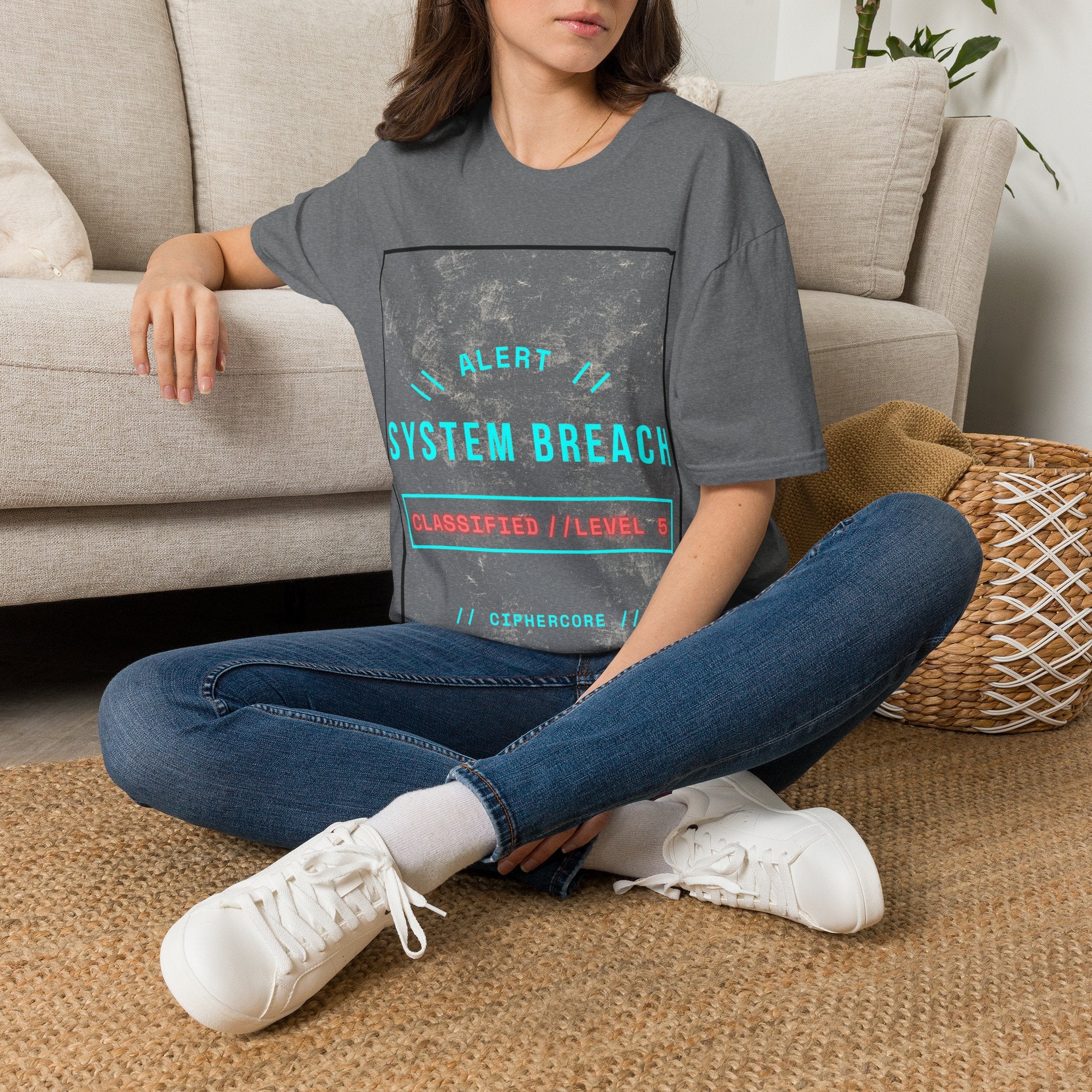 CipherCore System Breach Graphic Tee | Digital-Era Identity Wear