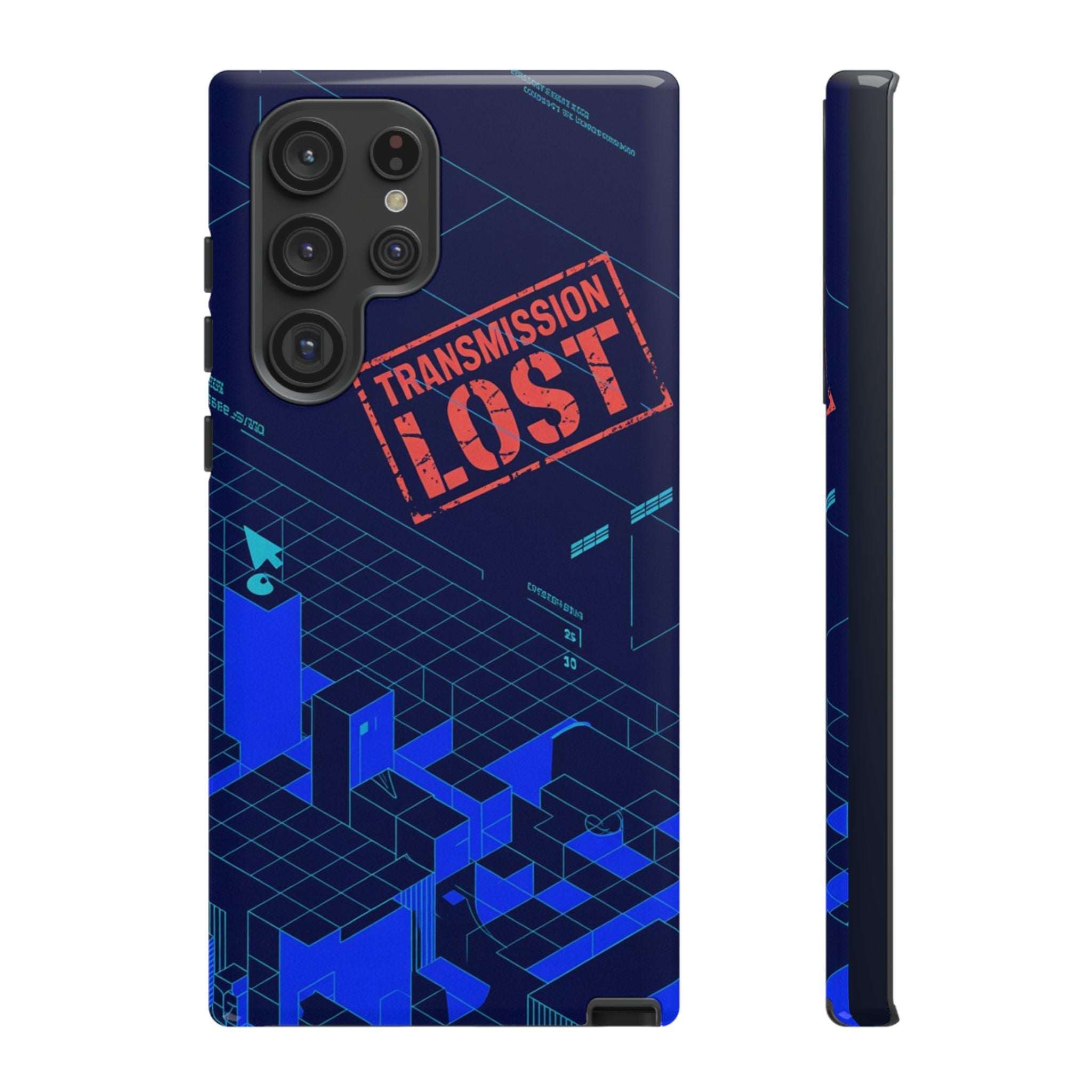 CipherCore Signal Void Flexi Phone Case | Digital-Era Identity Accessory