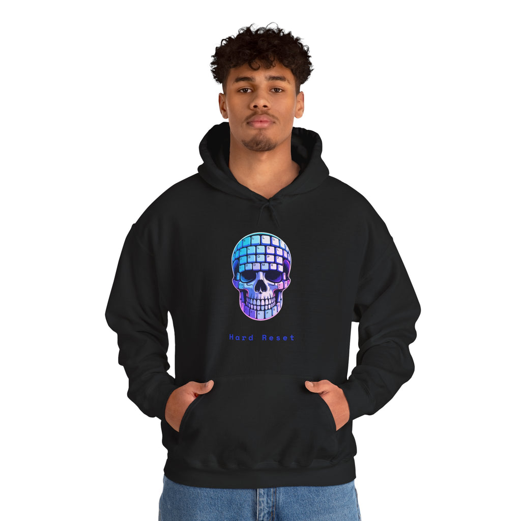 CipherCore Skull Keyboard Graphic Hoodie | Digital-Era Identity Wear