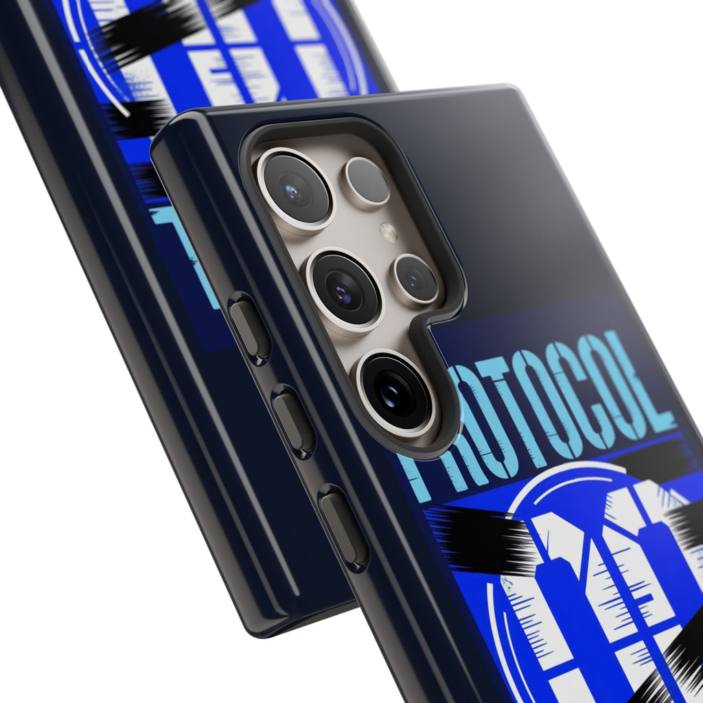 CipherCore Redacted Dual-Layer Phone Case | Digital-Era Identity Accessory