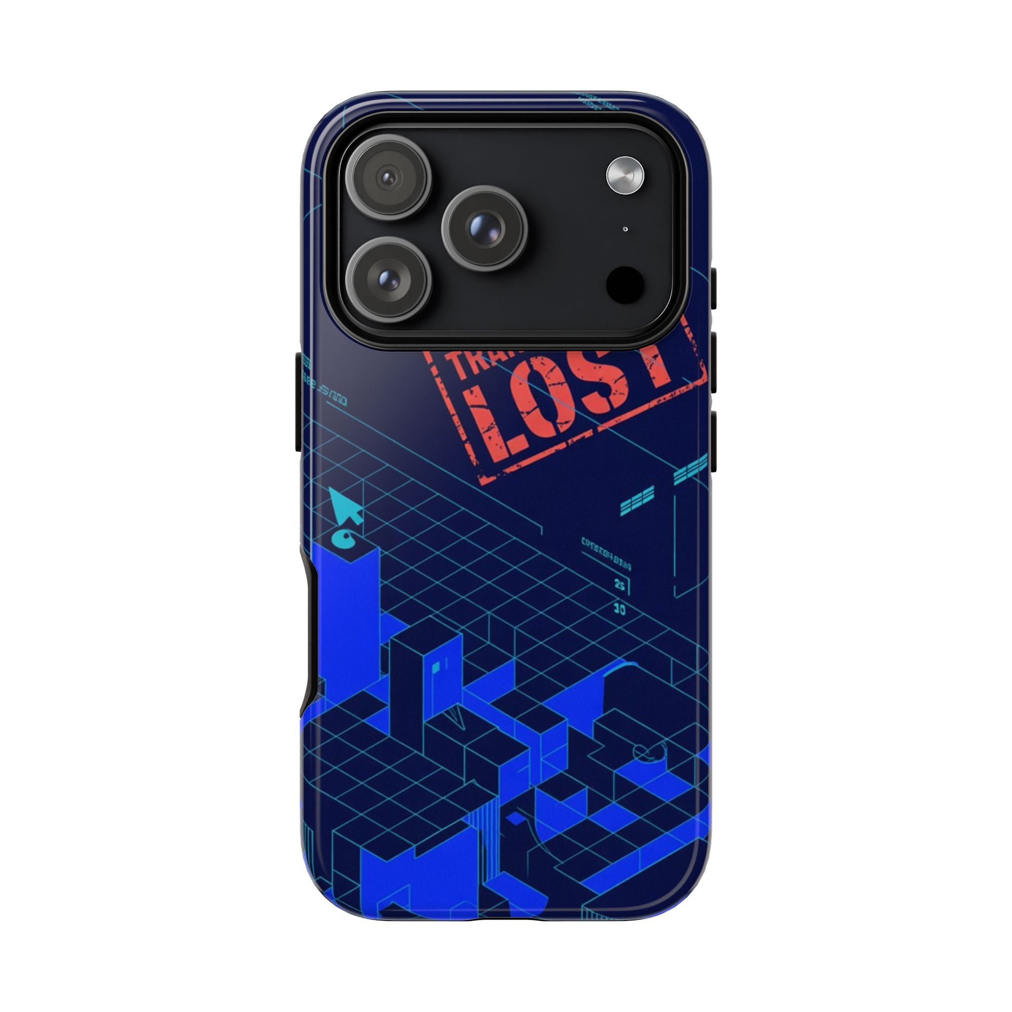 CipherCore Signal Void Flexi Phone Case | Digital-Era Identity Accessory