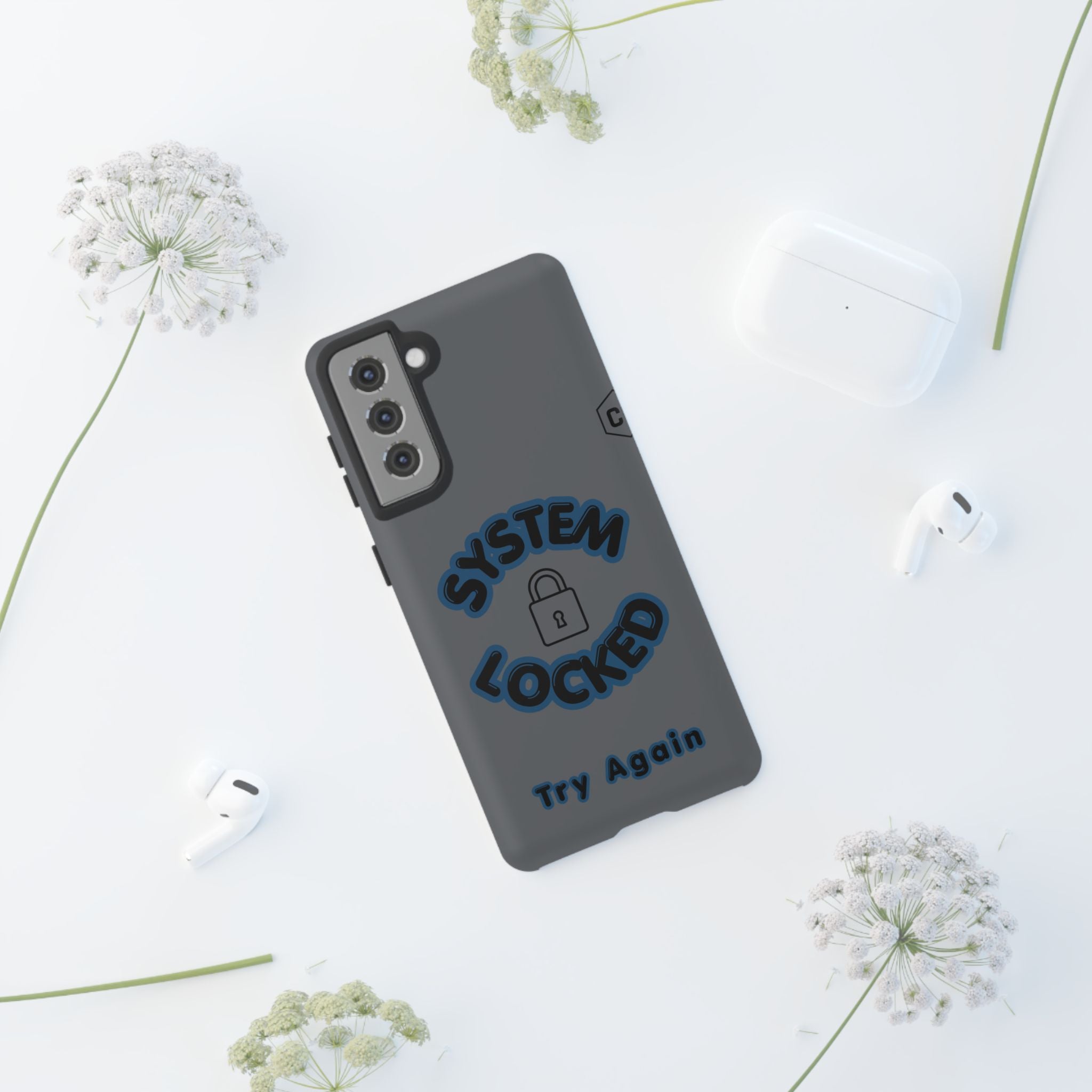 CipherCore System Locked Dual-Layer Phone Case | Digital-Era Identity Accessory