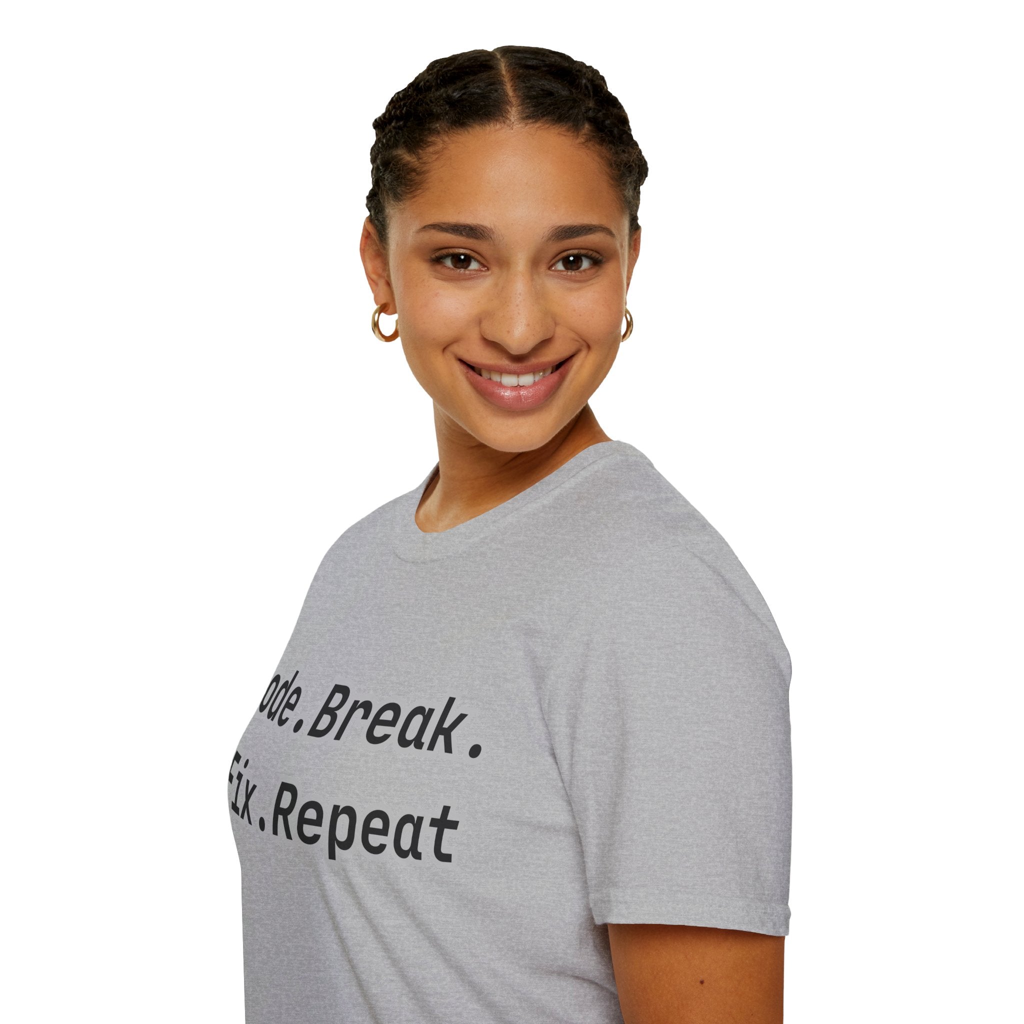 CipherCore Code Break Fix Repeat Graphic Tee | Digital-Era Identity Wear