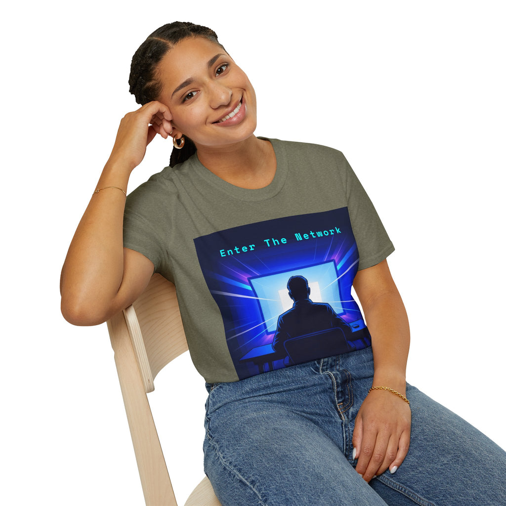 CipherCore Enter The Network Graphic Tee | Digital-Era Identity Wear
