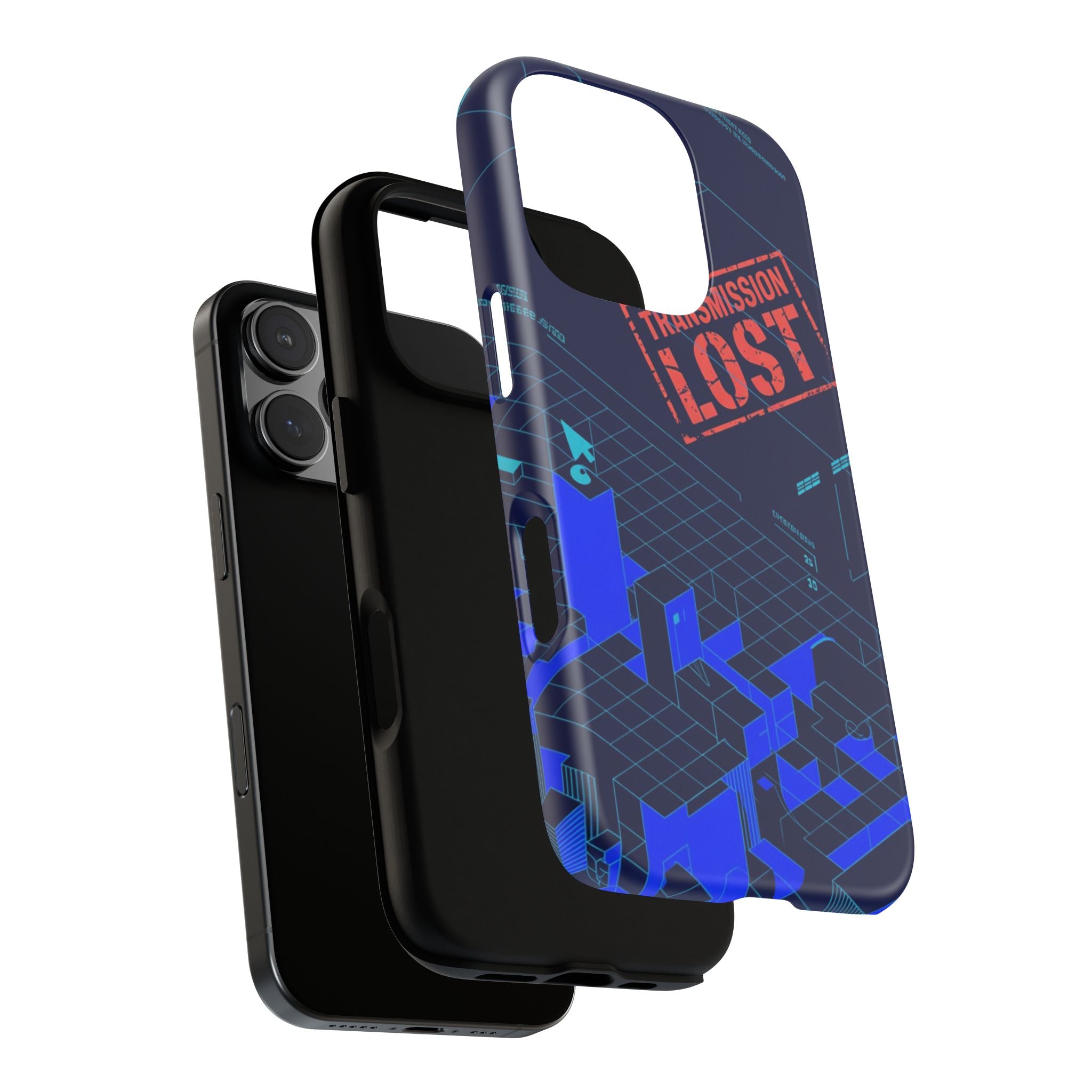 CipherCore Signal Void Flexi Phone Case | Digital-Era Identity Accessory