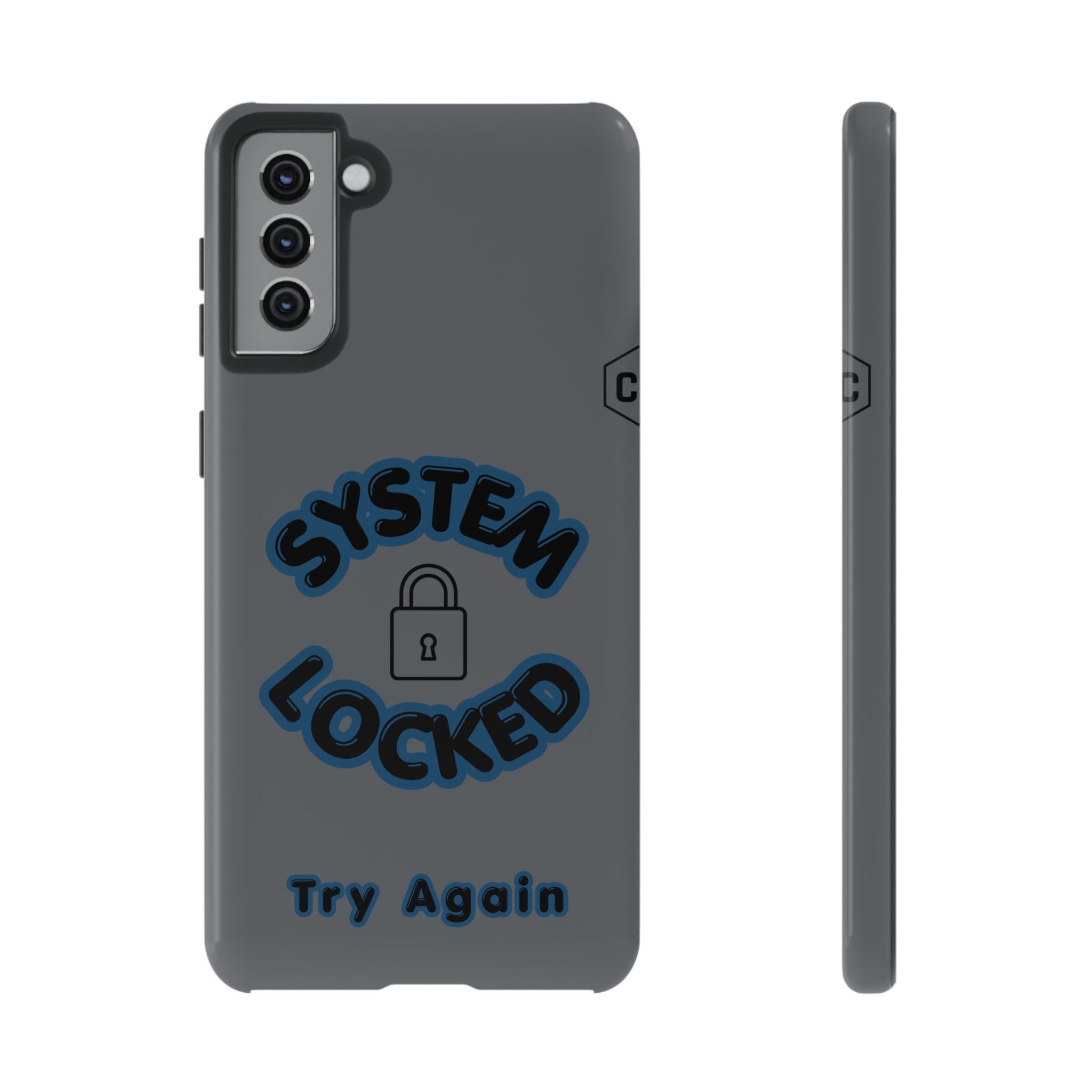 CipherCore System Locked Dual-Layer Phone Case | Digital-Era Identity Accessory