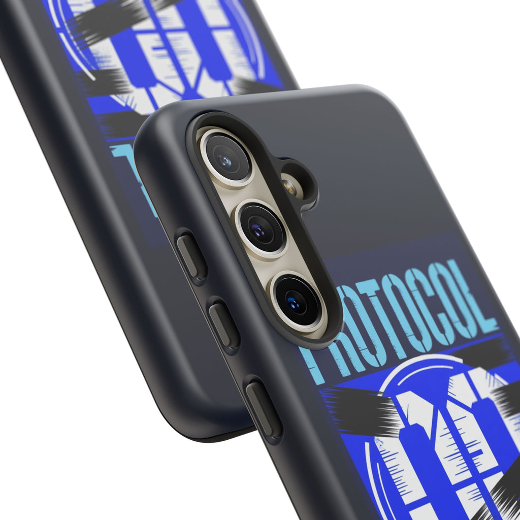 CipherCore Redacted Dual-Layer Phone Case | Digital-Era Identity Accessory