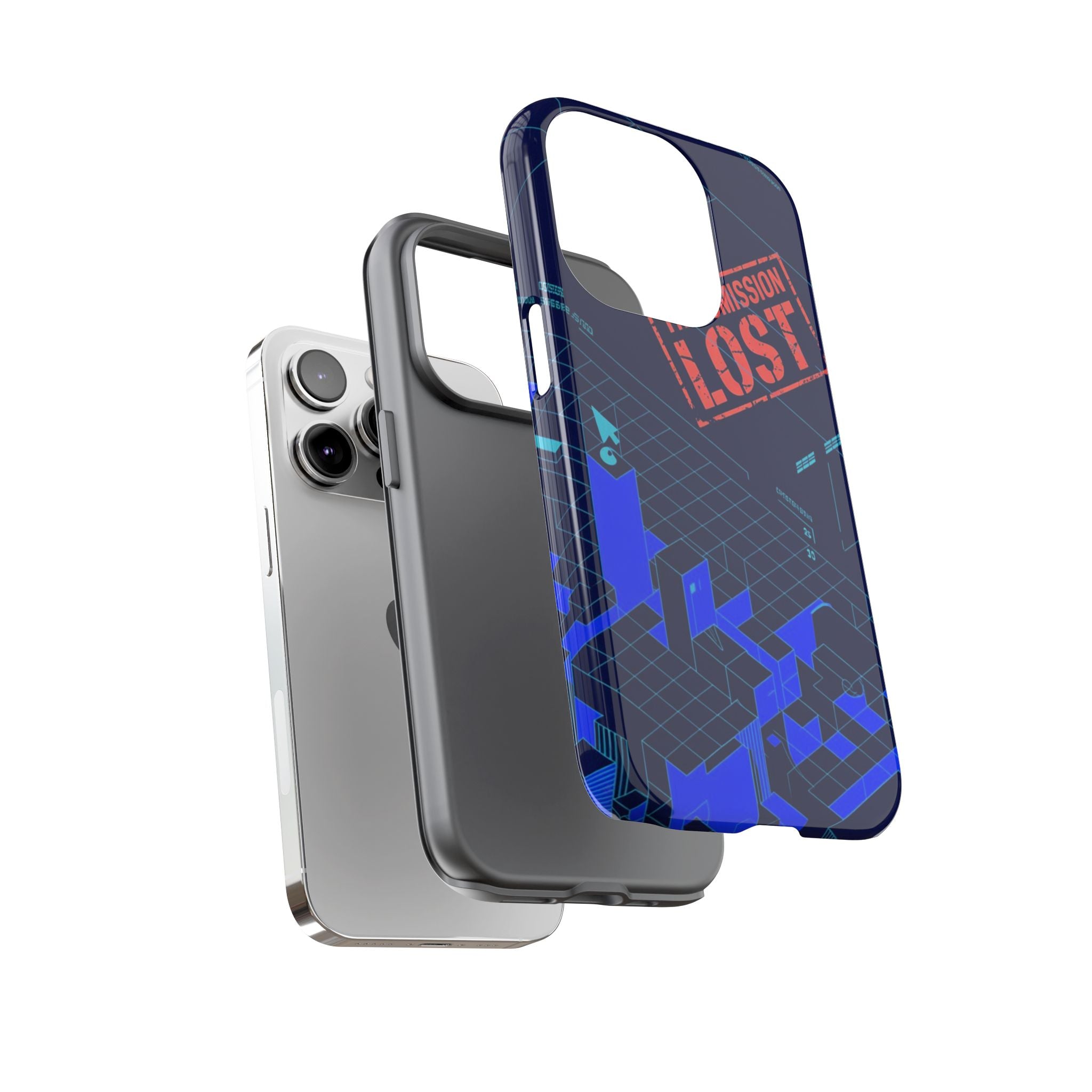 CipherCore Signal Void Flexi Phone Case | Digital-Era Identity Accessory