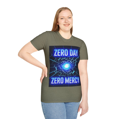 CipherCore Zero Day Zero Mercy Graphic Tee | Digital-Era Identity Wear