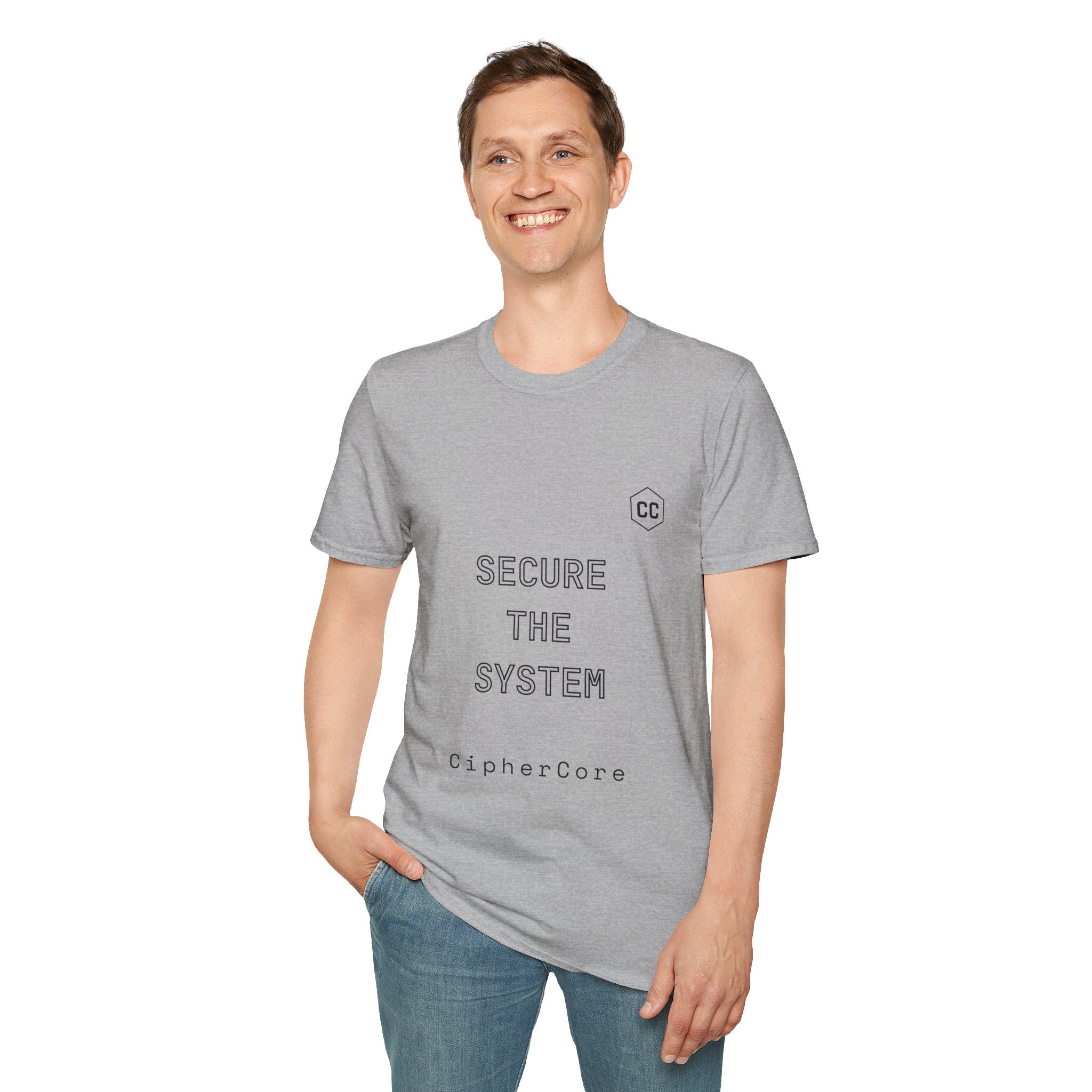 CipherCore Secure the System Graphic Tee | Digital-Era Identity Wear