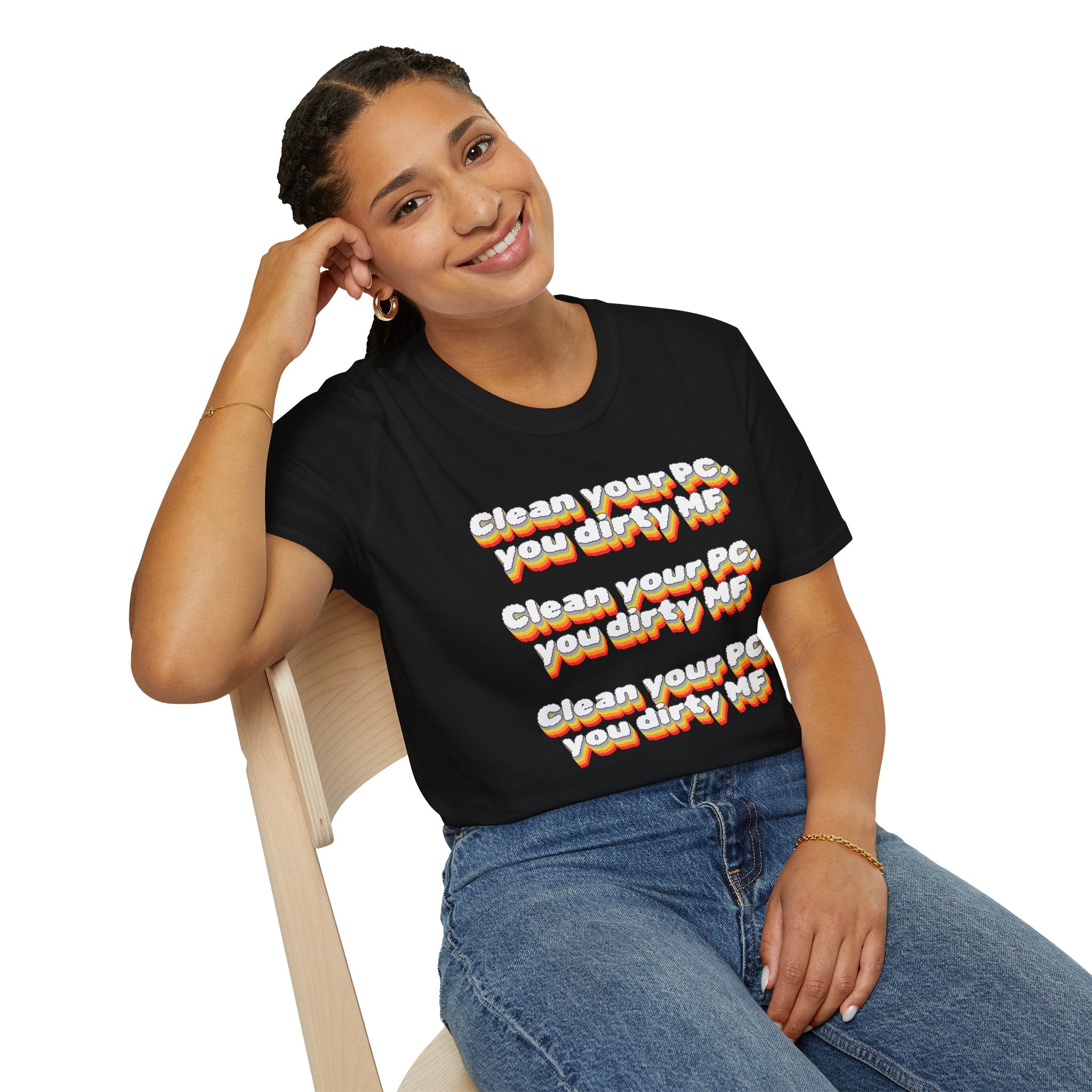 CipherCore Clean Your PC Graphic Tee | Digital-Era Identity Wear