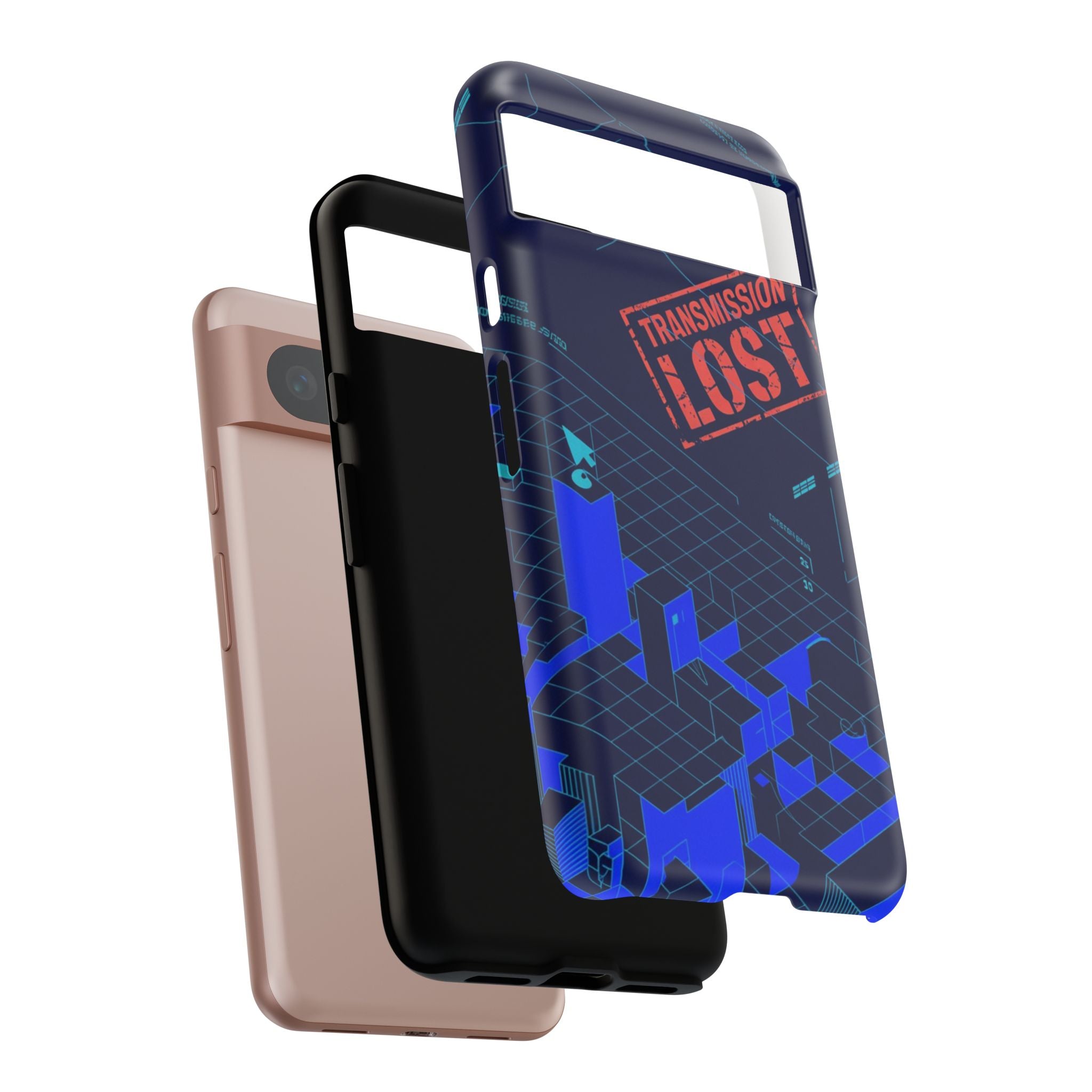 CipherCore Signal Void Flexi Phone Case | Digital-Era Identity Accessory