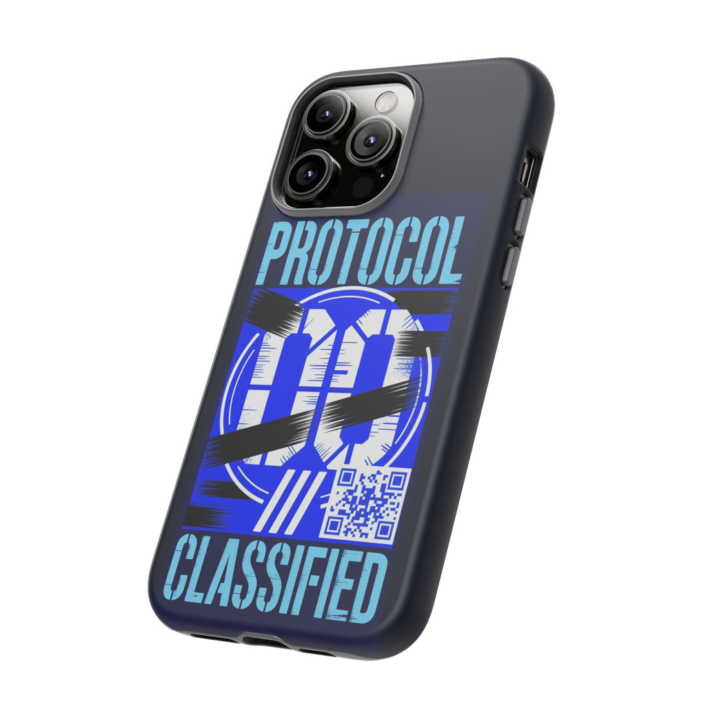 CipherCore Redacted Dual-Layer Phone Case | Digital-Era Identity Accessory