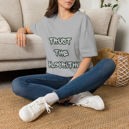 CipherCore Trust the Algorithm Graphic Tee | Digital-Era Identity Wear