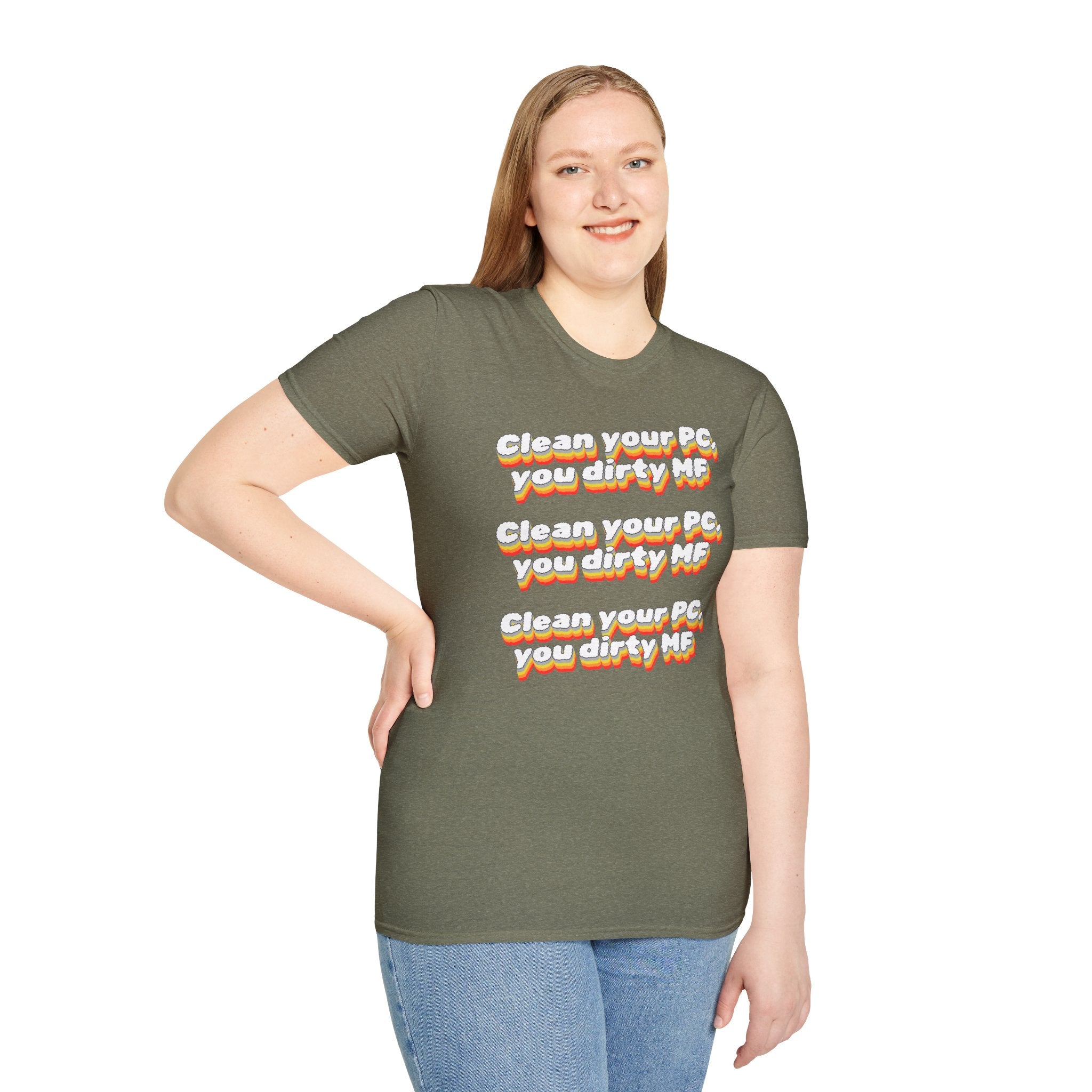 CipherCore Clean Your PC Graphic Tee | Digital-Era Identity Wear