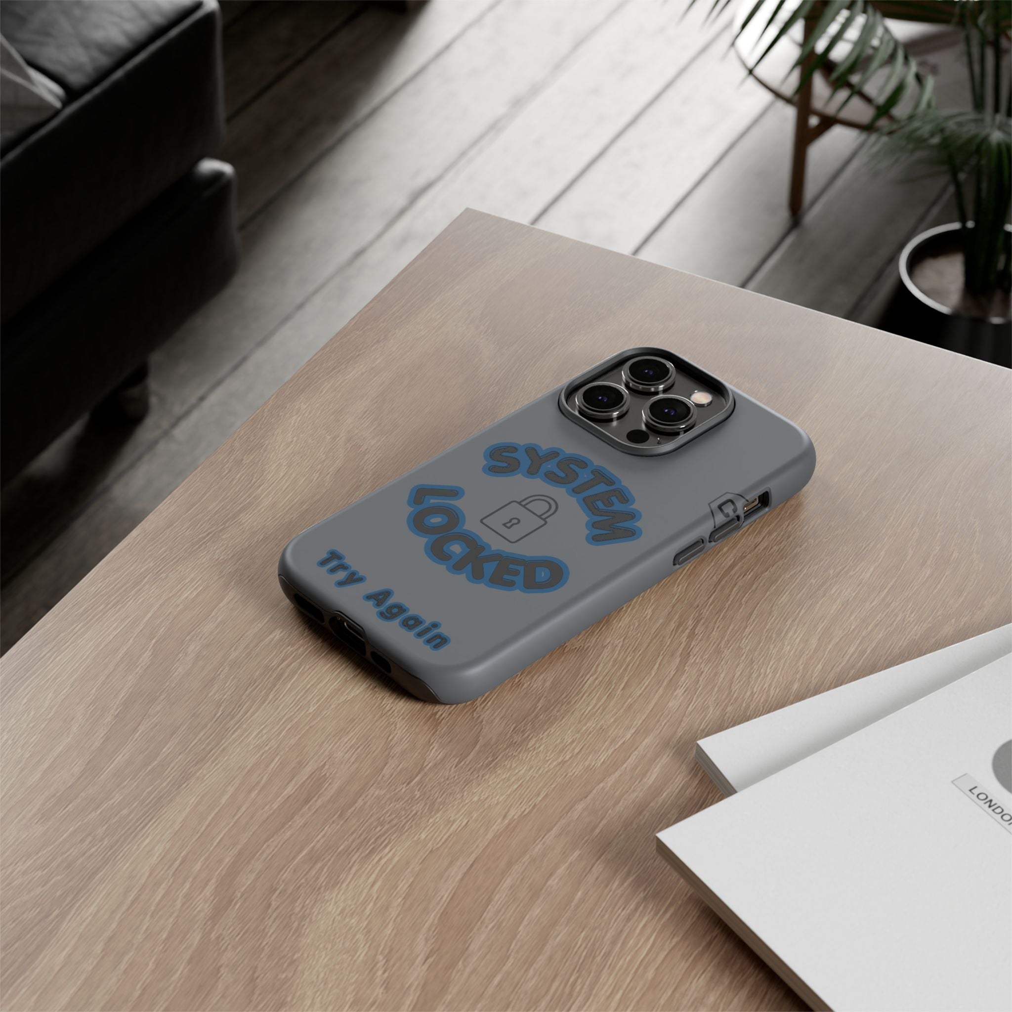 CipherCore System Locked Dual-Layer Phone Case | Digital-Era Identity Accessory