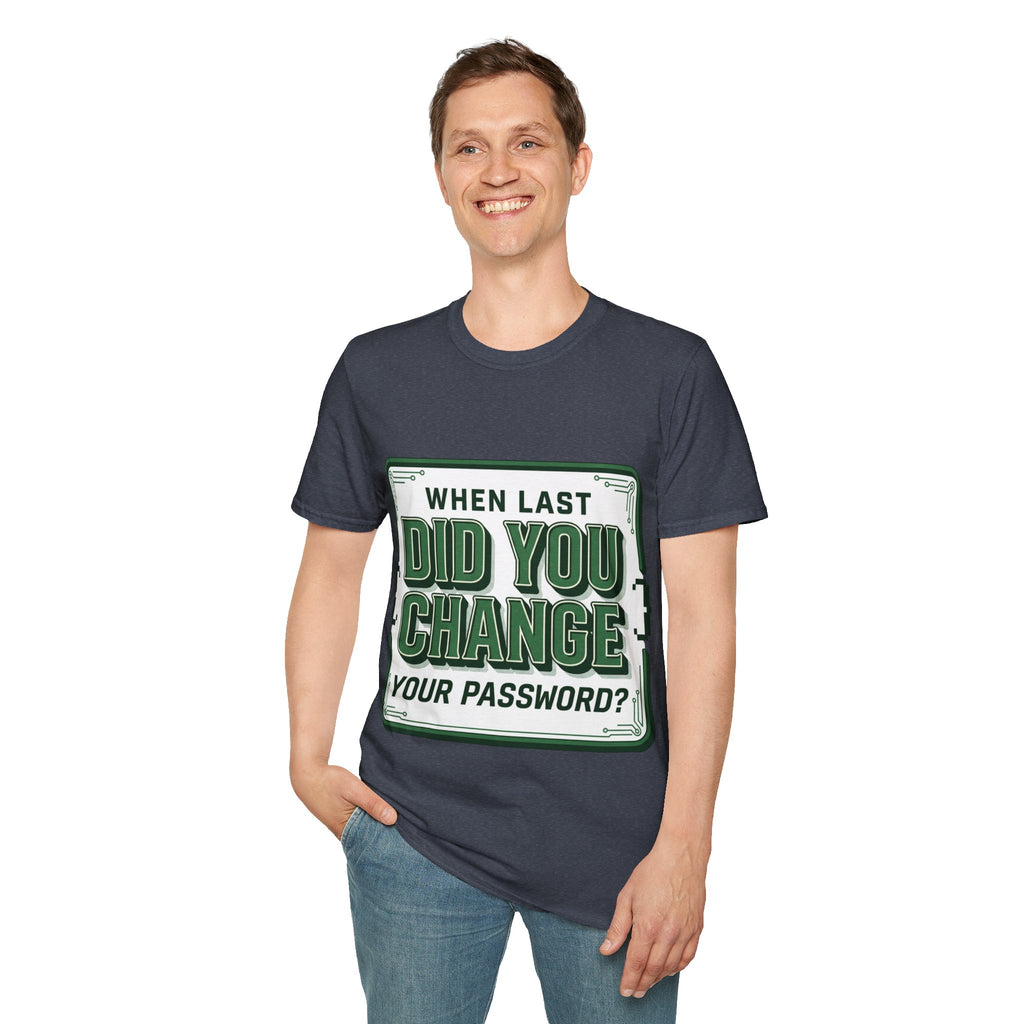CipherCore Password Reminder Graphic Tee | Digital-Era Identity Wear