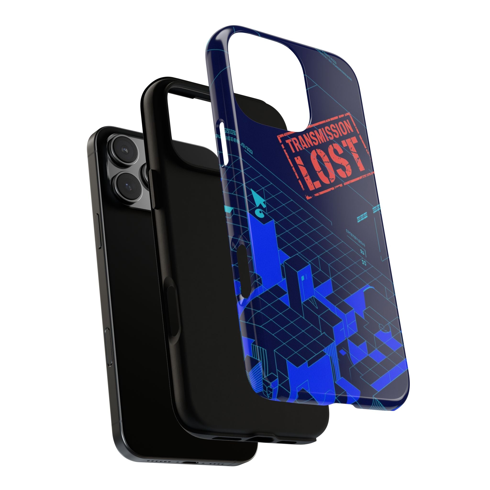 CipherCore Signal Void Flexi Phone Case | Digital-Era Identity Accessory